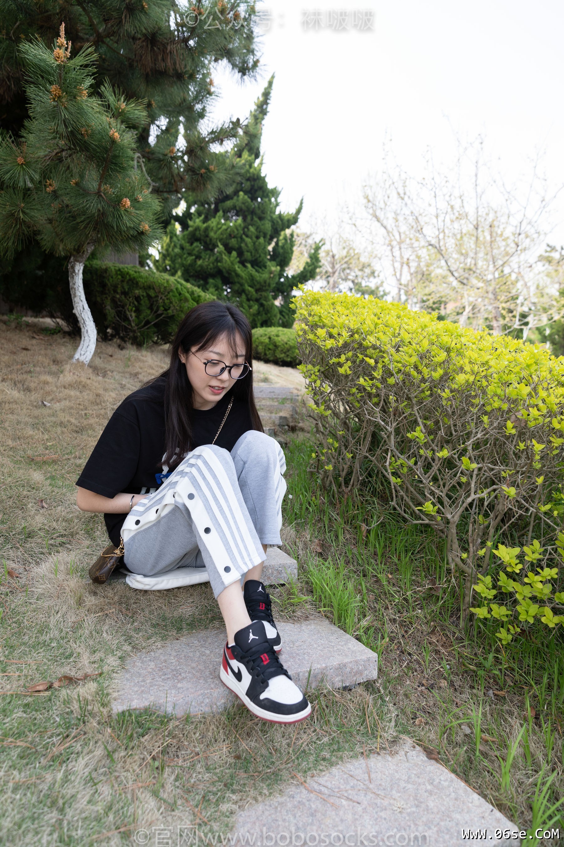 图片[19]-BoBoSocks袜啵啵 No.023 稚予-AJ、白色短棉袜、裸足[119P]-六色网