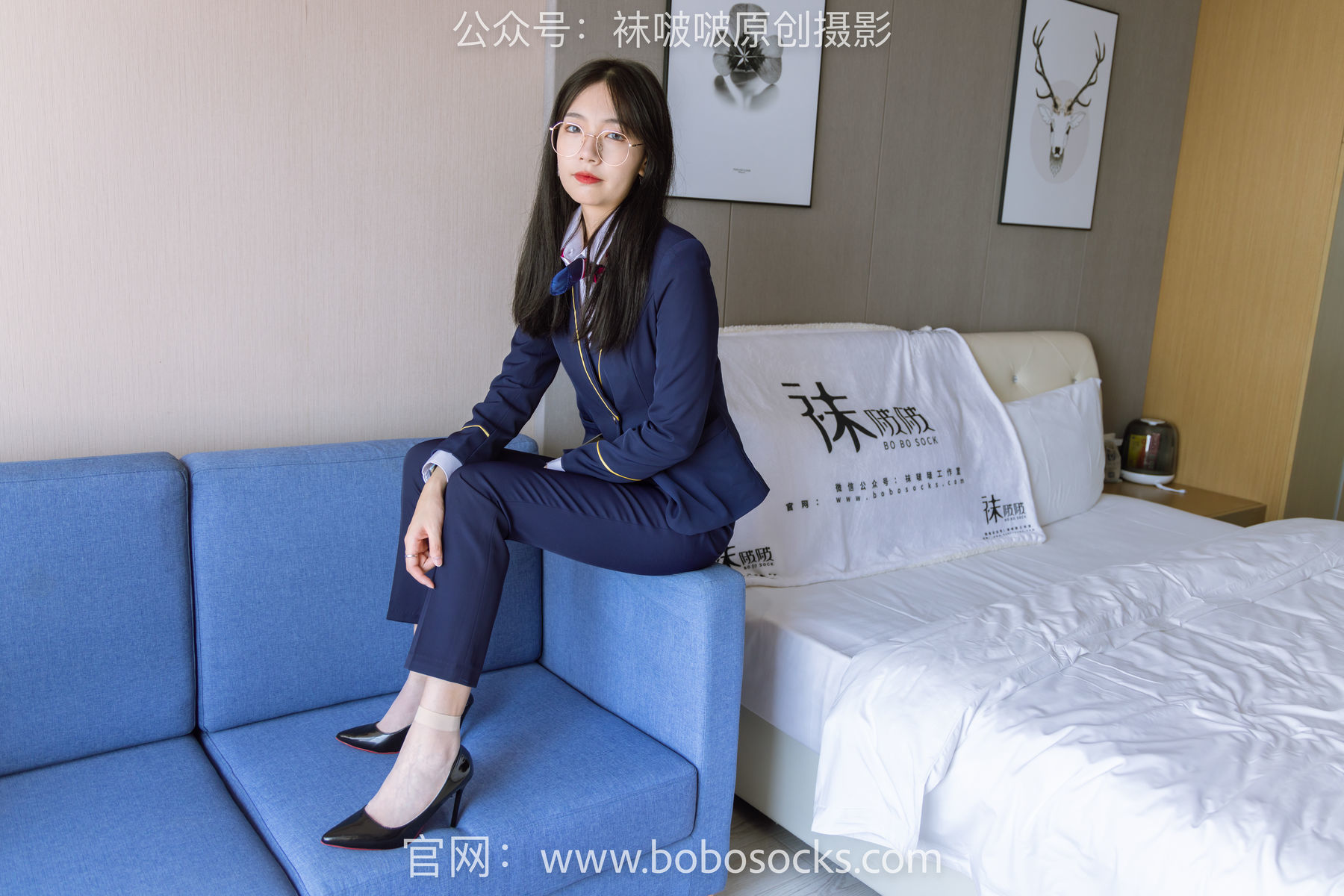 图片[63]-BoBoSocks袜啵啵 No.139 小甜豆-高跟鞋、短肉丝、空姐制服[140P]-六色网
