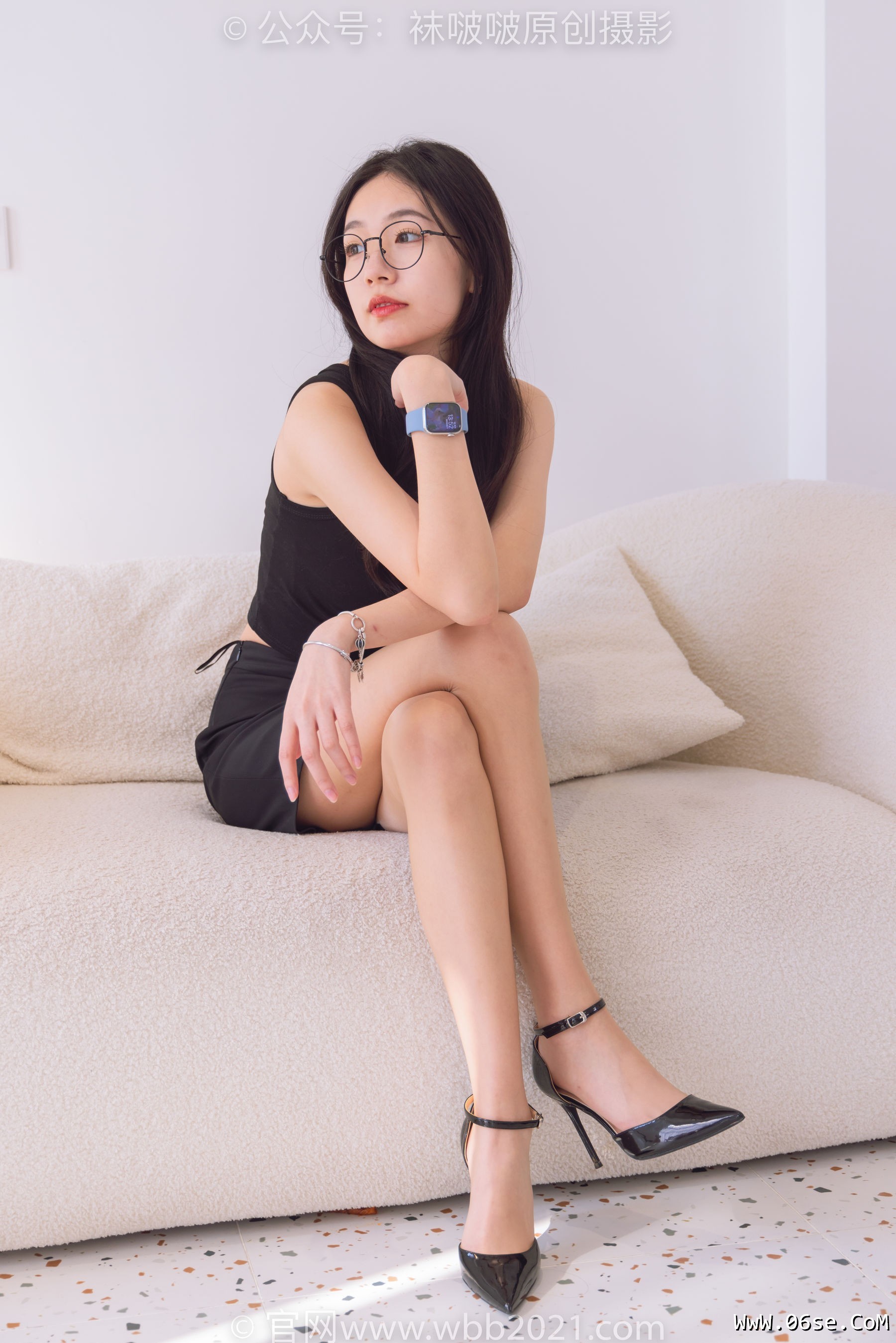 图片[23]-BoBoSocks袜啵啵 No.266 小甜豆 -高跟鞋、油亮肉丝[139P]-六色网