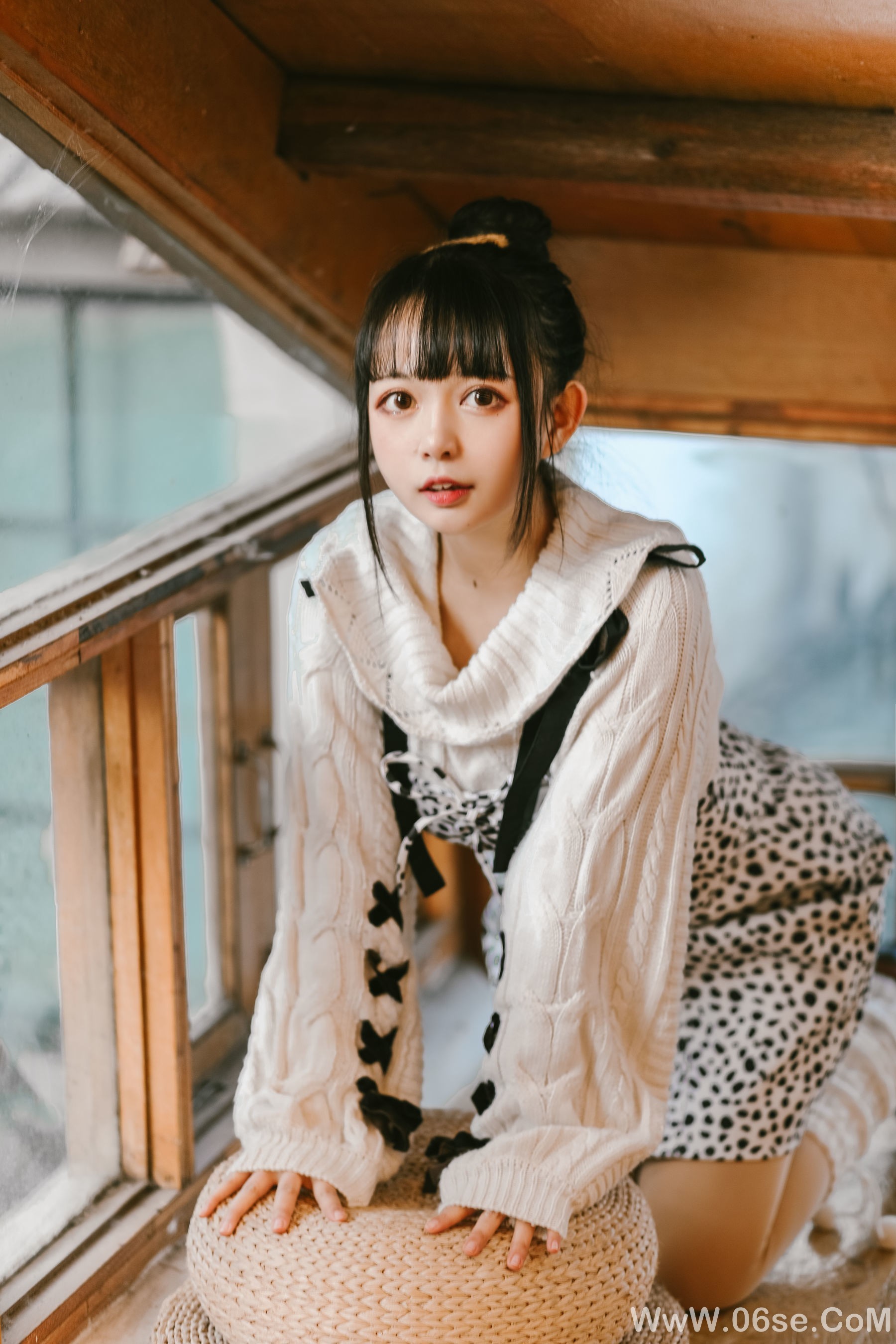 图片[18]-大眼萌妹黑猫猫OvO 少女心事[21P]-六色网