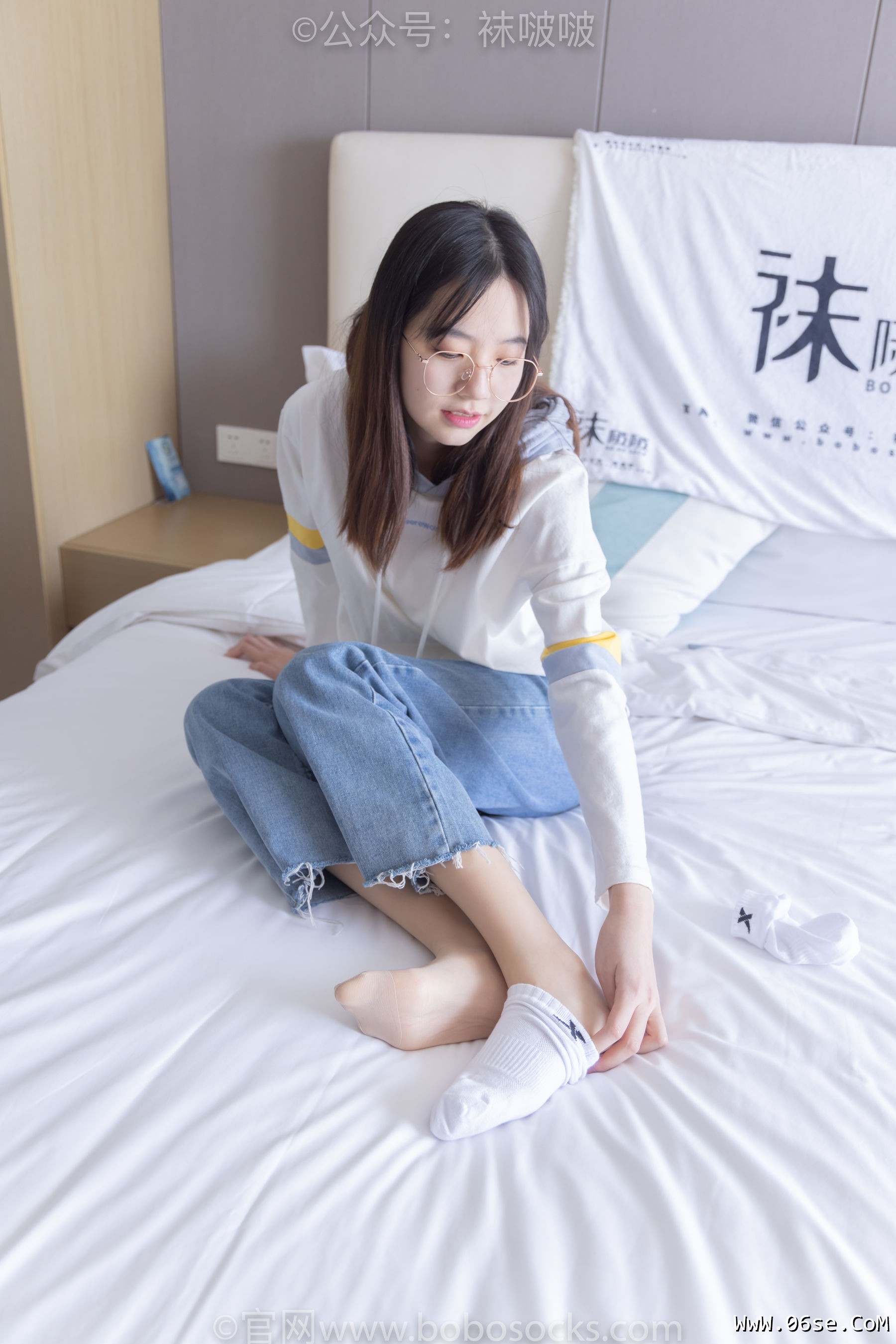图片[78]-BoBoSocks袜啵啵 No.080 小甜豆-帆布鞋、白棉袜、肉丝[140P]-六色网