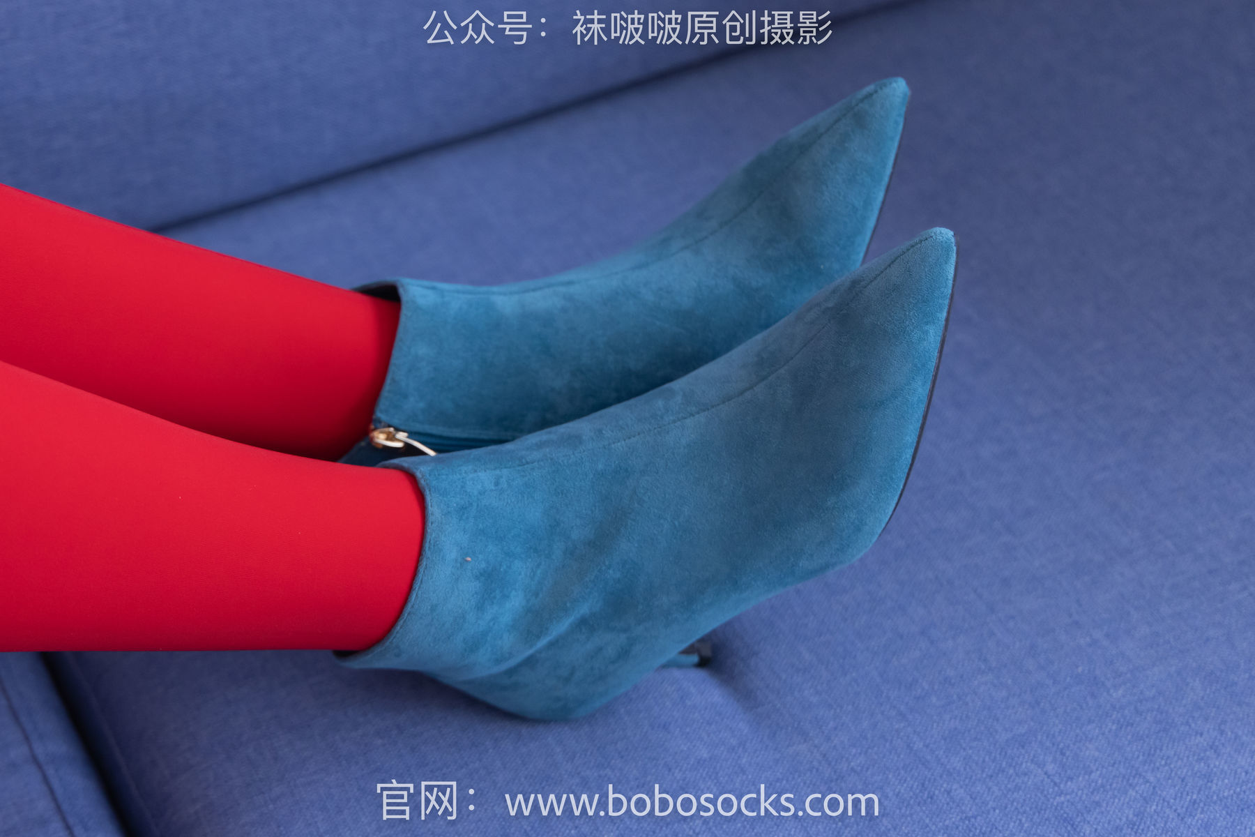 图片[130]-BoBoSocks袜啵啵 No.132 小甜豆-aj1板鞋、蓝色短靴、厚黑丝、厚红丝[145P]-六色网