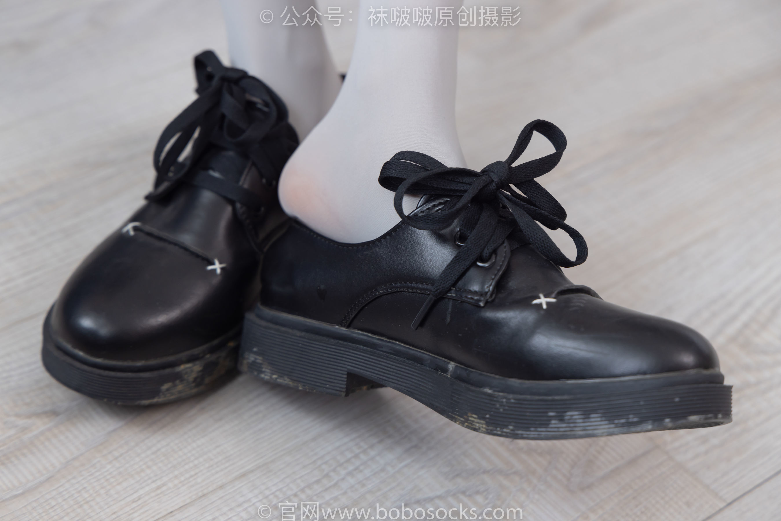 图片[74]-BoBoSocks袜啵啵 No.213 稚予 -黑皮鞋、厚灰丝[140P]-六色网