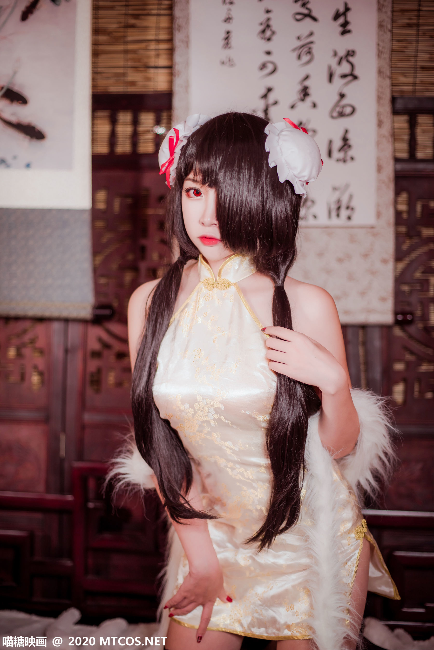图片[16]-[喵糖映画] HML.019 狂三黑丝旗袍 [31P]-六色网