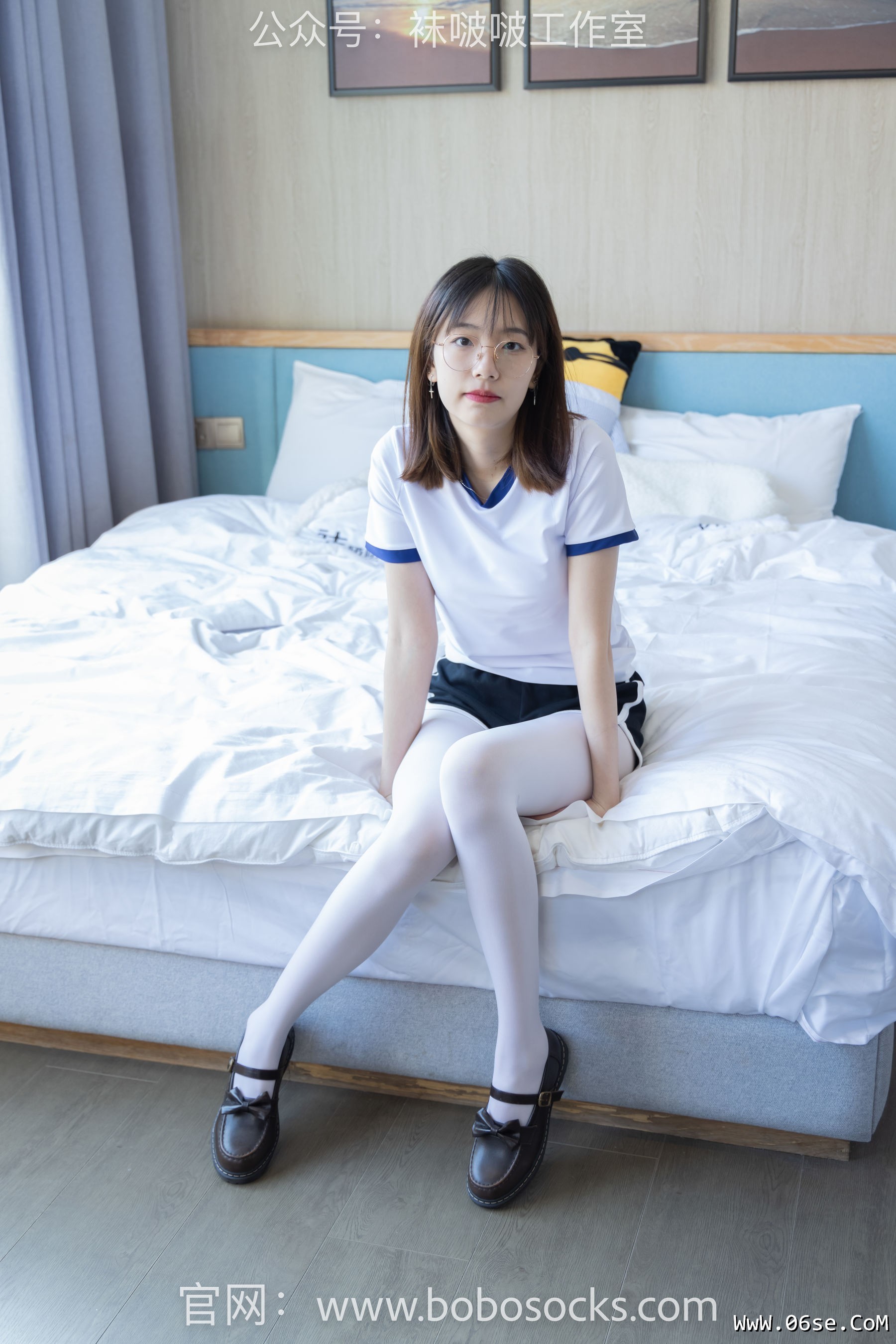 图片[3]-BoBoSocks袜啵啵 No.108 小甜豆-皮鞋、厚白丝、踩奶油蛋糕剧情[137P]-六色网