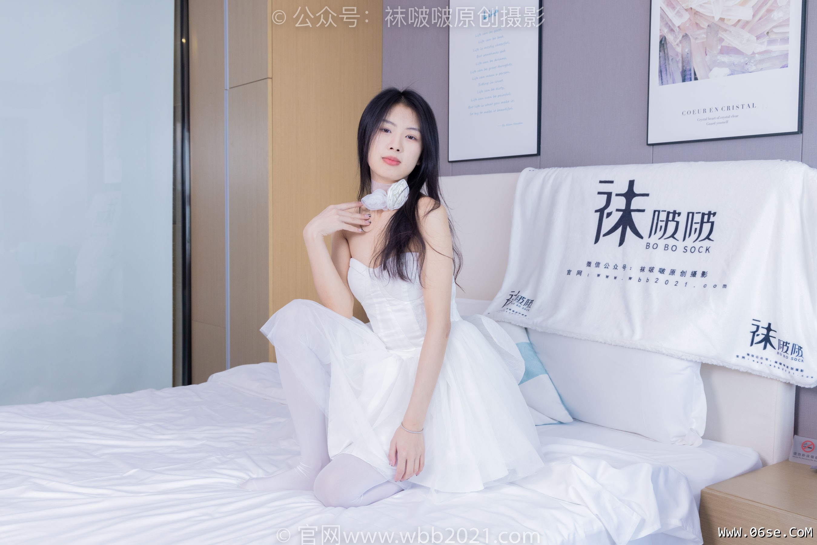 图片[186]-BoBoSocks袜啵啵 No.409 奶油 -两双高跟鞋、厚白丝大腿袜、裸足[198P]-六色网