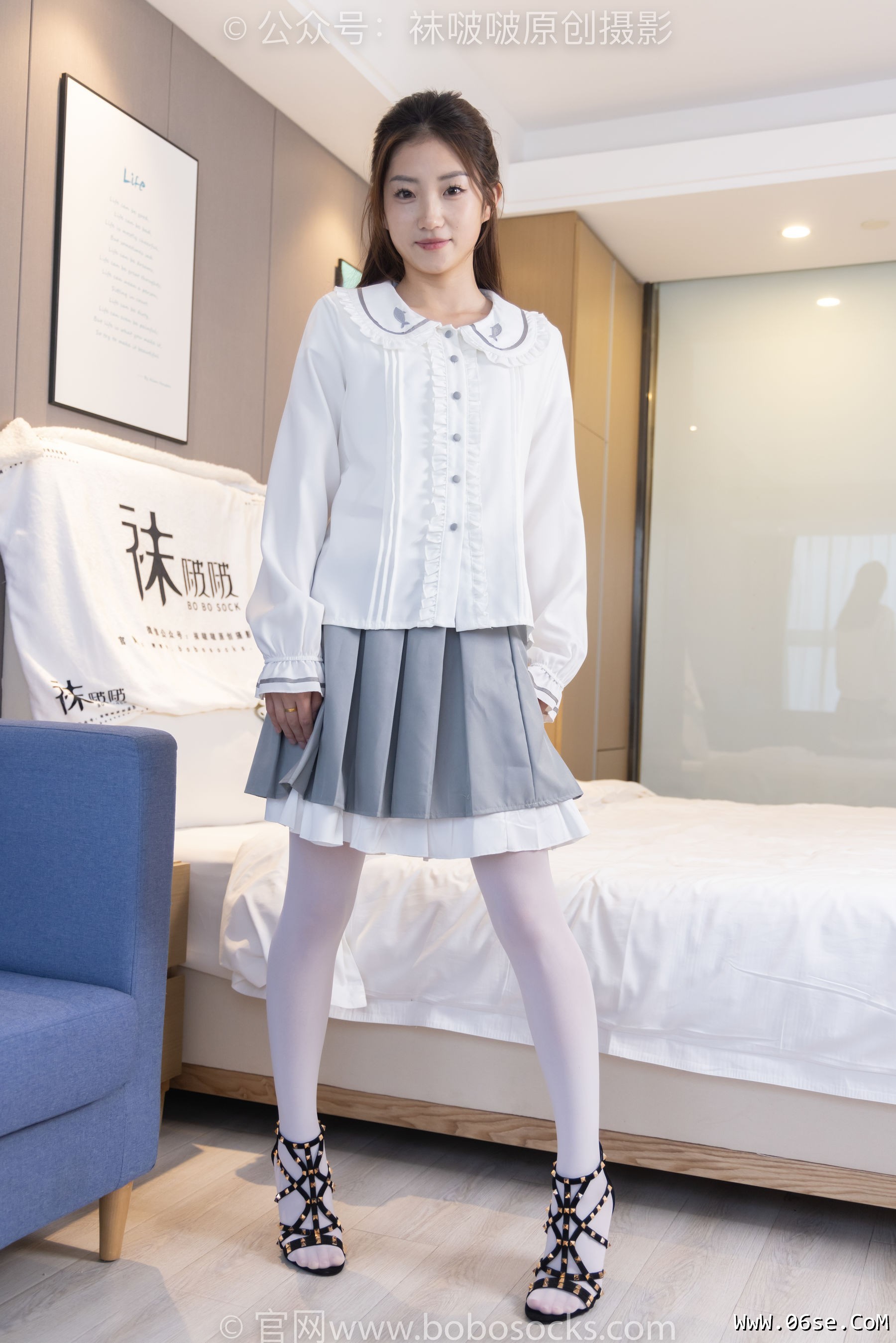 图片[88]-BoBoSocks袜啵啵 No.211 小沫 -高跟鞋、厚白丝[142P]-六色网