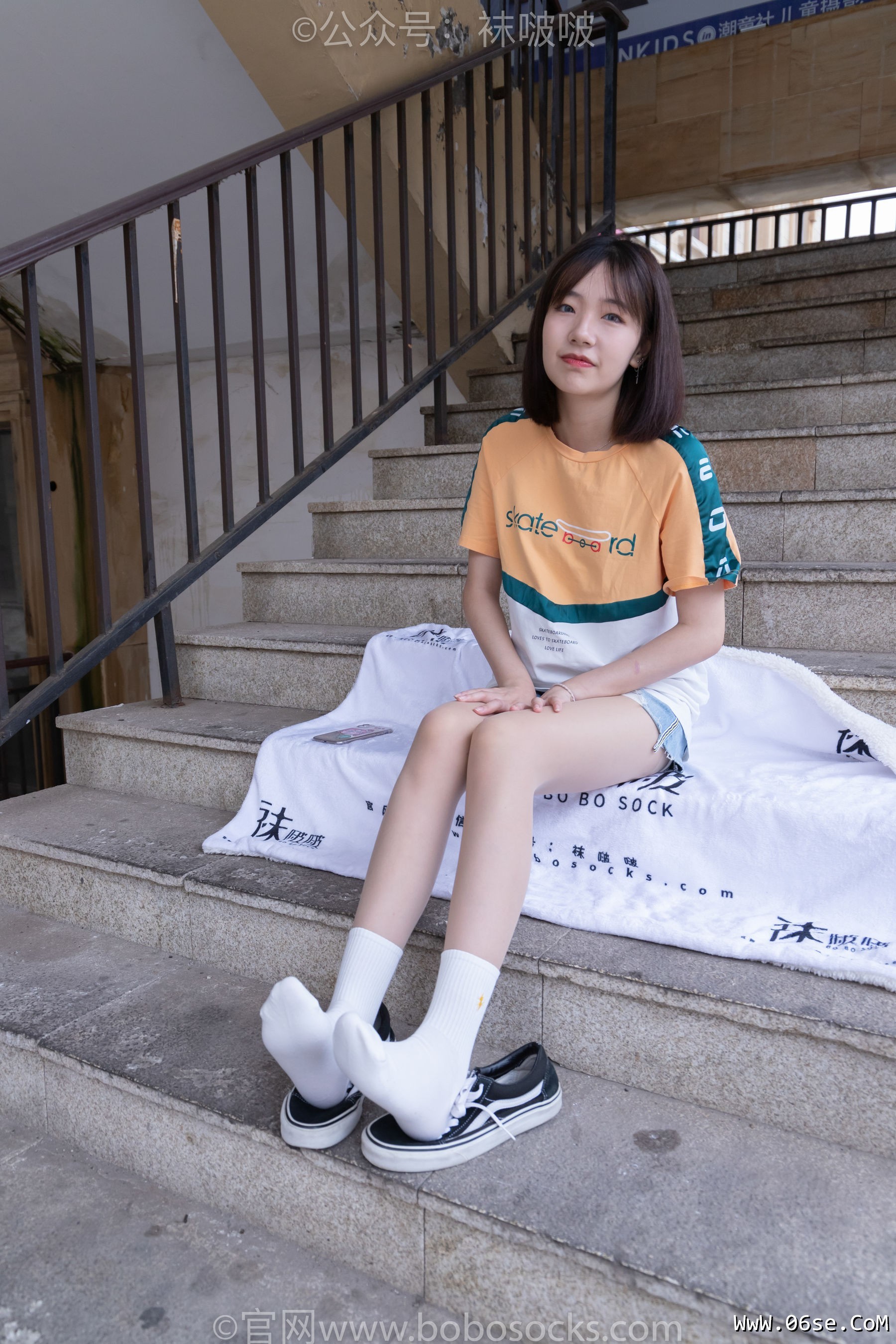 图片[43]-BoBoSocks袜啵啵 No.069 小甜豆-vans板鞋、白棉袜、肉丝[135P]-六色网
