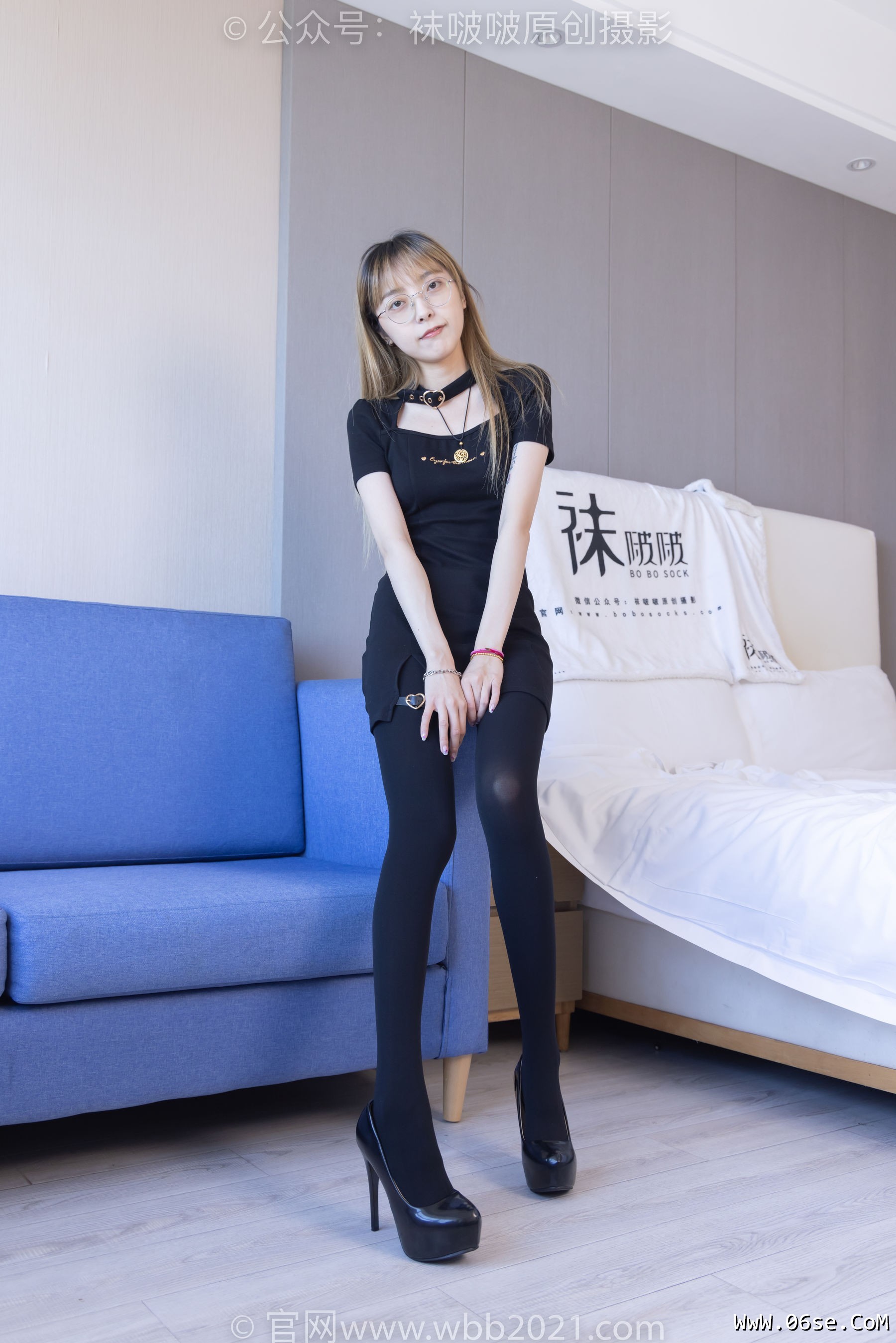 图片[127]-BoBoSocks袜啵啵 No.270 稚予 -高跟鞋、皮鞋、厚黑丝、黑色大腿棉袜[149P]-六色网