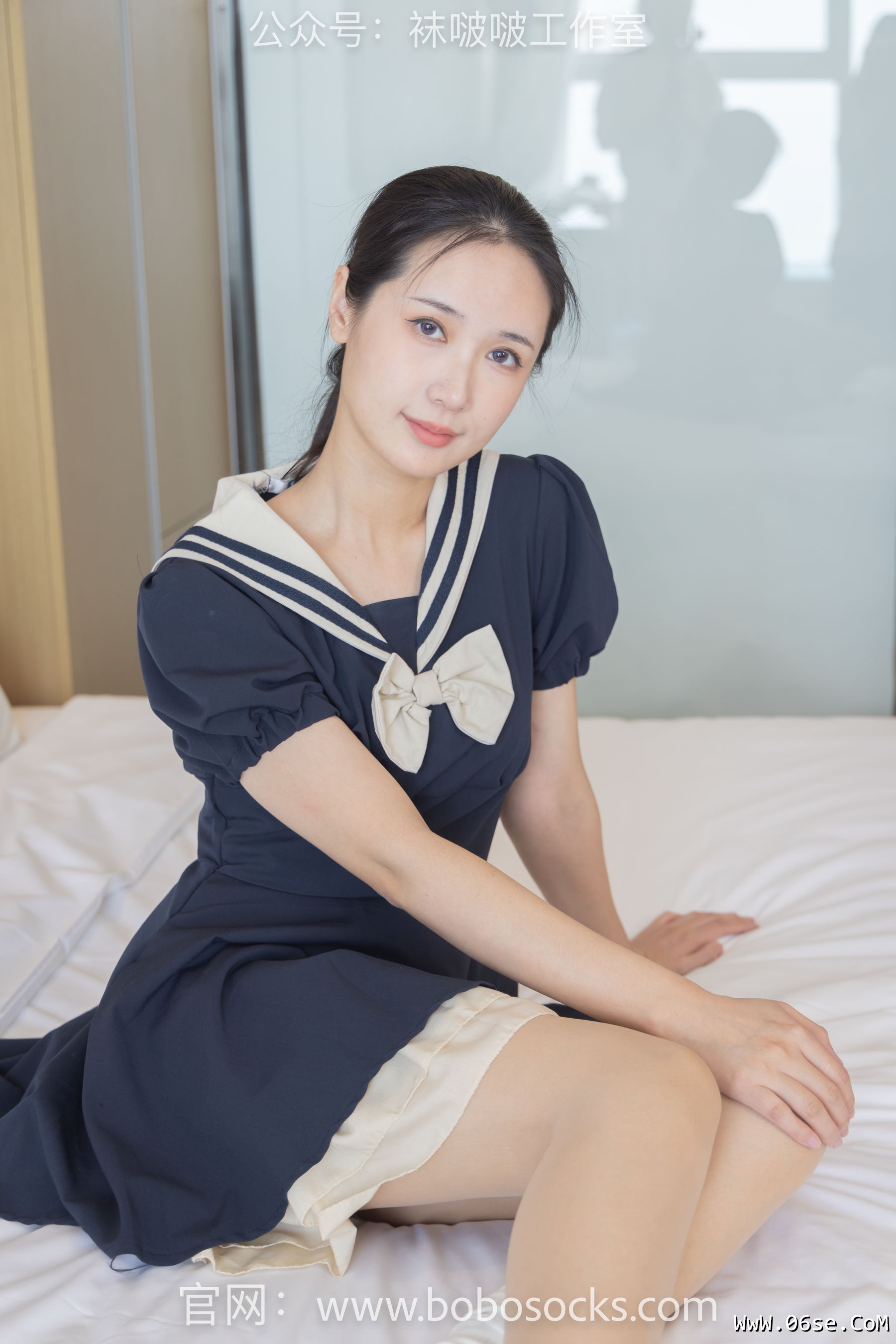 图片[47]-BoBoSocks袜啵啵 No.107 小安-平底鞋、白棉袜、肉丝[140P]-六色网