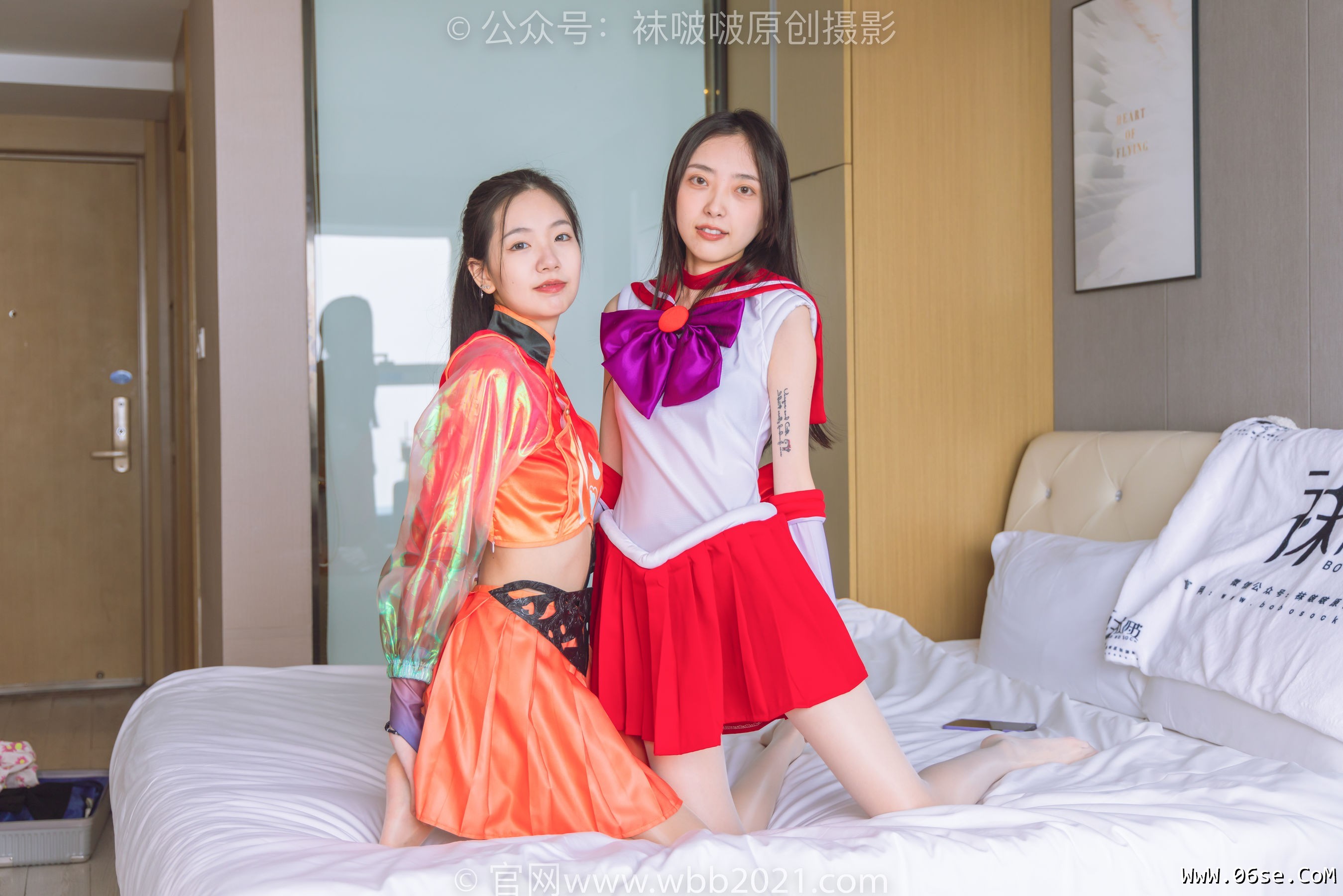图片[86]-BoBoSocks袜啵啵 No.263 小甜豆稚予 -两双高跟鞋、油亮肉丝、油亮白丝[139P]-六色网