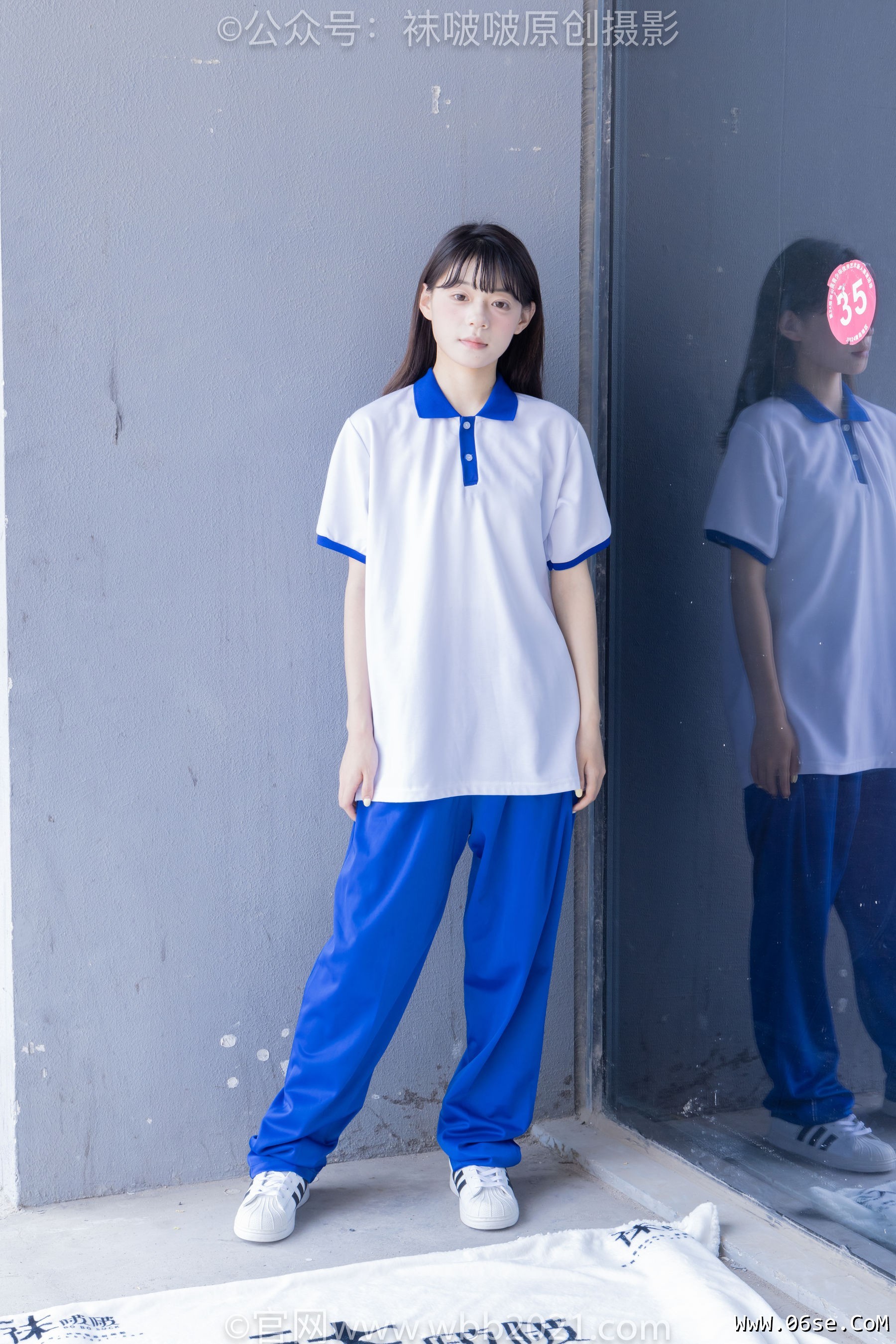 BoBoSocks袜啵啵 No.393 糯米 -板鞋、白棉袜、裸足、校服[150P]-六色网