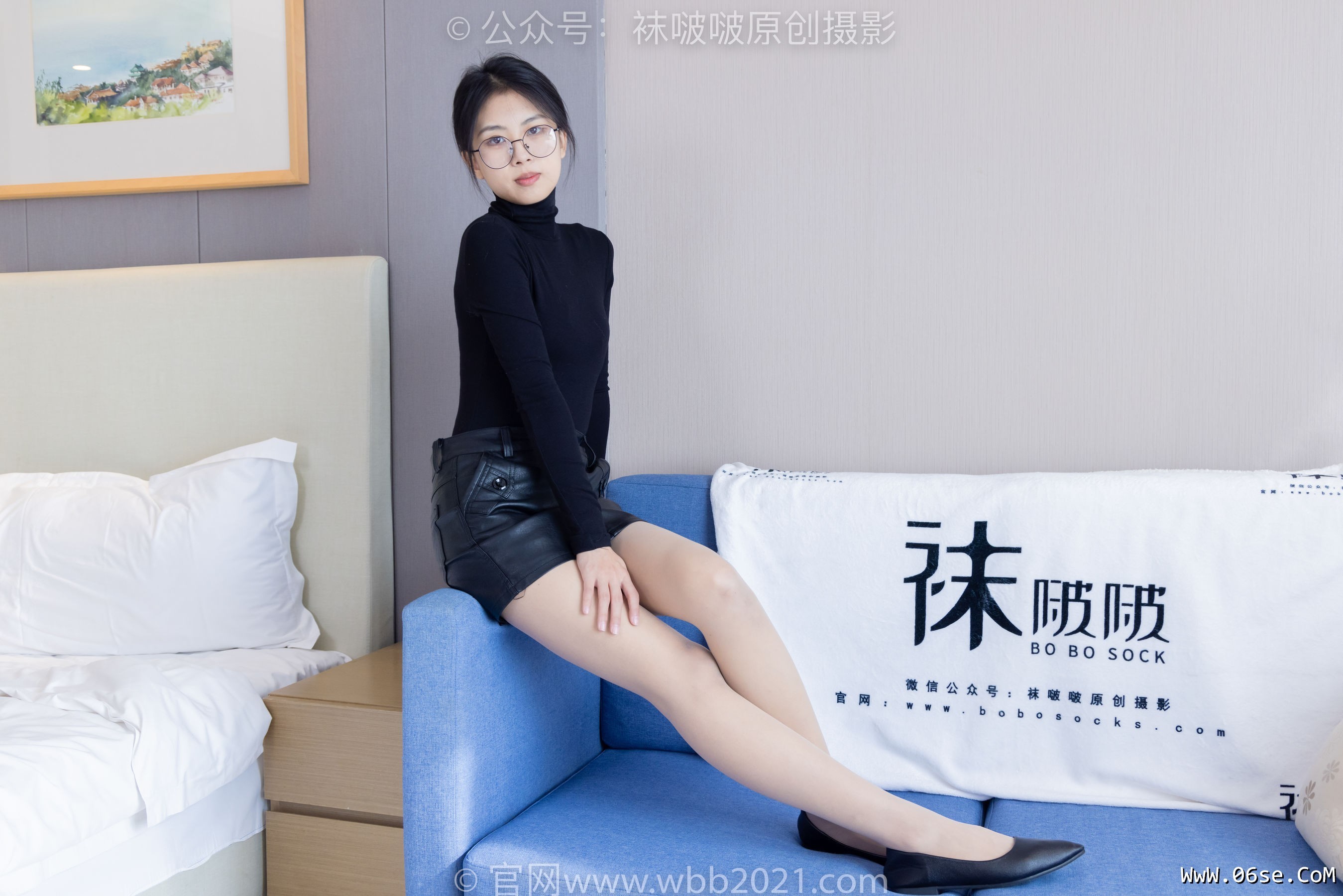图片[57]-BoBoSocks袜啵啵 No.342 奶油 -平底鞋、肉丝、老头乐挠脚心剧情[140P]-六色网