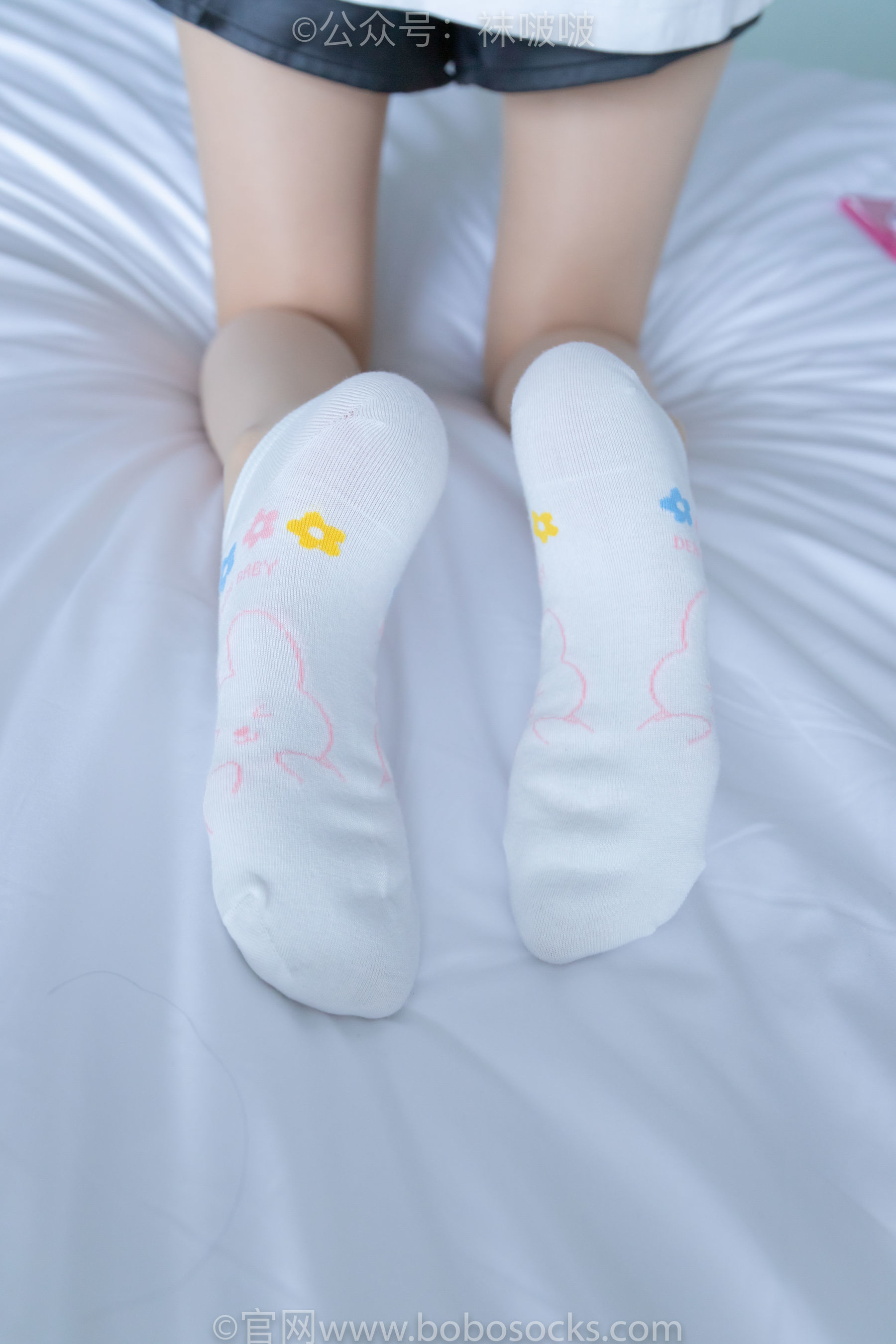 图片[85]-BoBoSocks袜啵啵 No.015 稚予-阿迪板鞋、白色短棉袜、肉丝[148P]-六色网