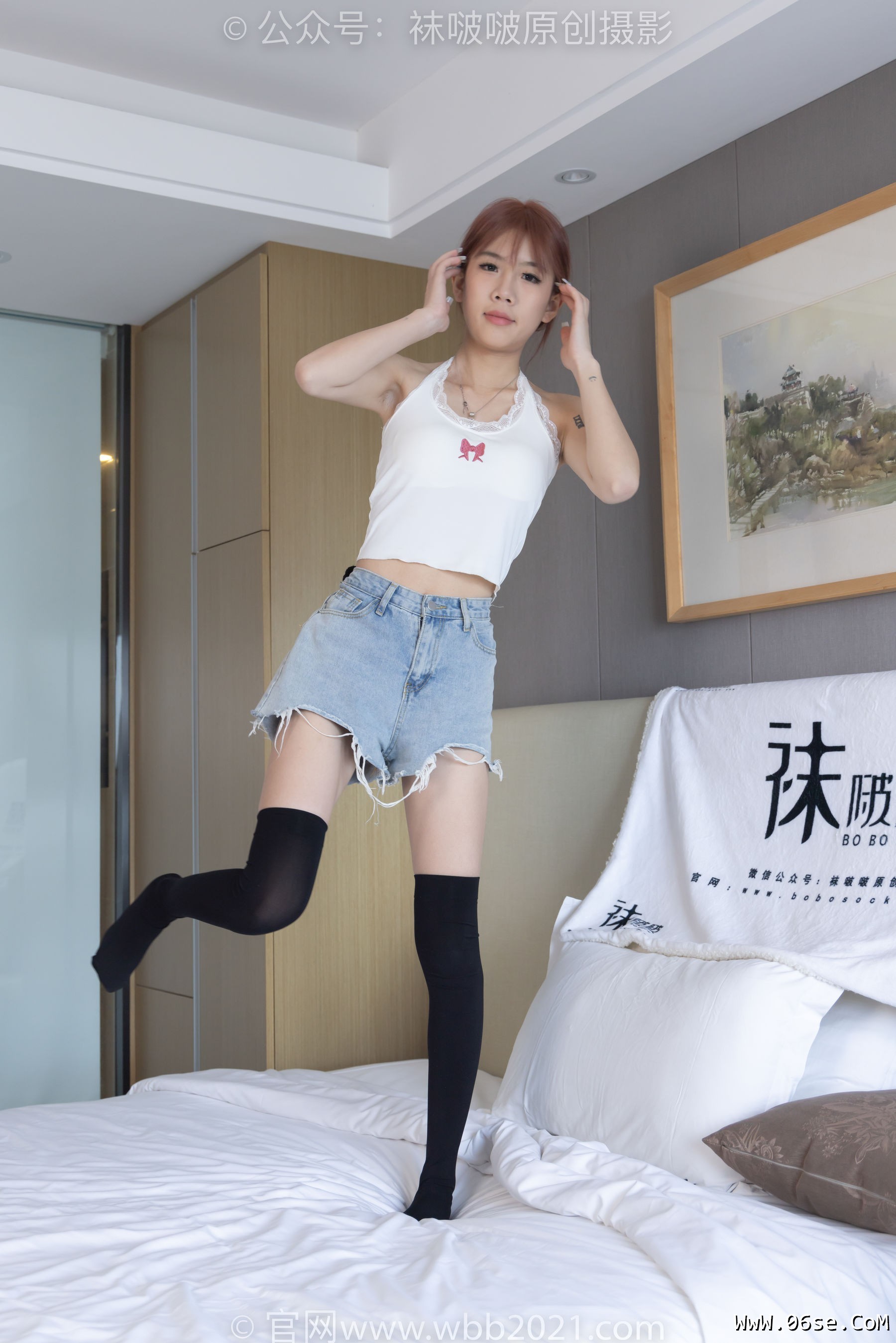 图片[85]-BoBoSocks袜啵啵 No.264 果冻 -高跟鞋、贝壳头板鞋、黑丝大腿袜、白丝大腿袜[179P]-六色网