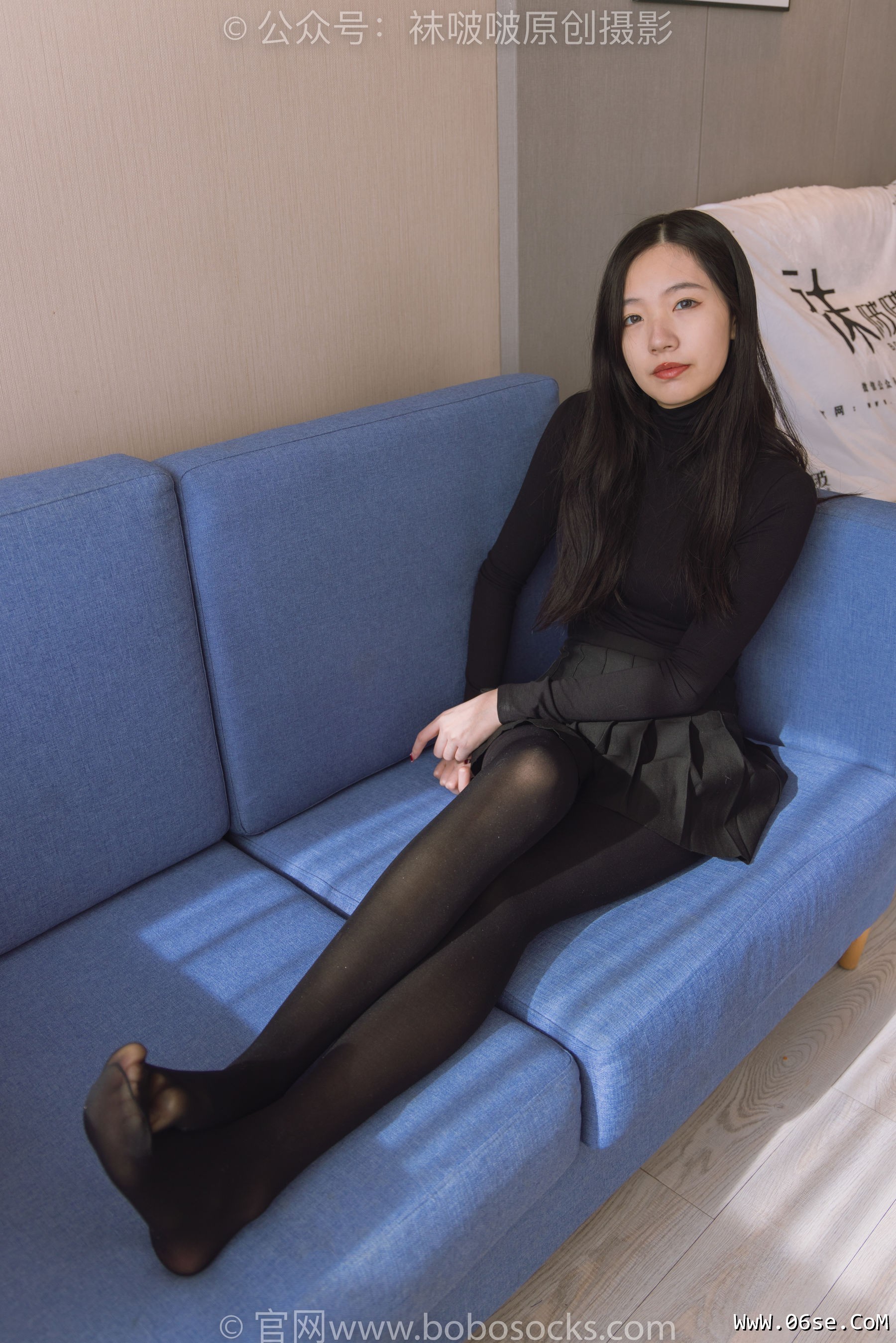 图片[95]-BoBoSocks袜啵啵 No.184 小甜豆-黑皮鞋、厚黑丝[140P]-六色网
