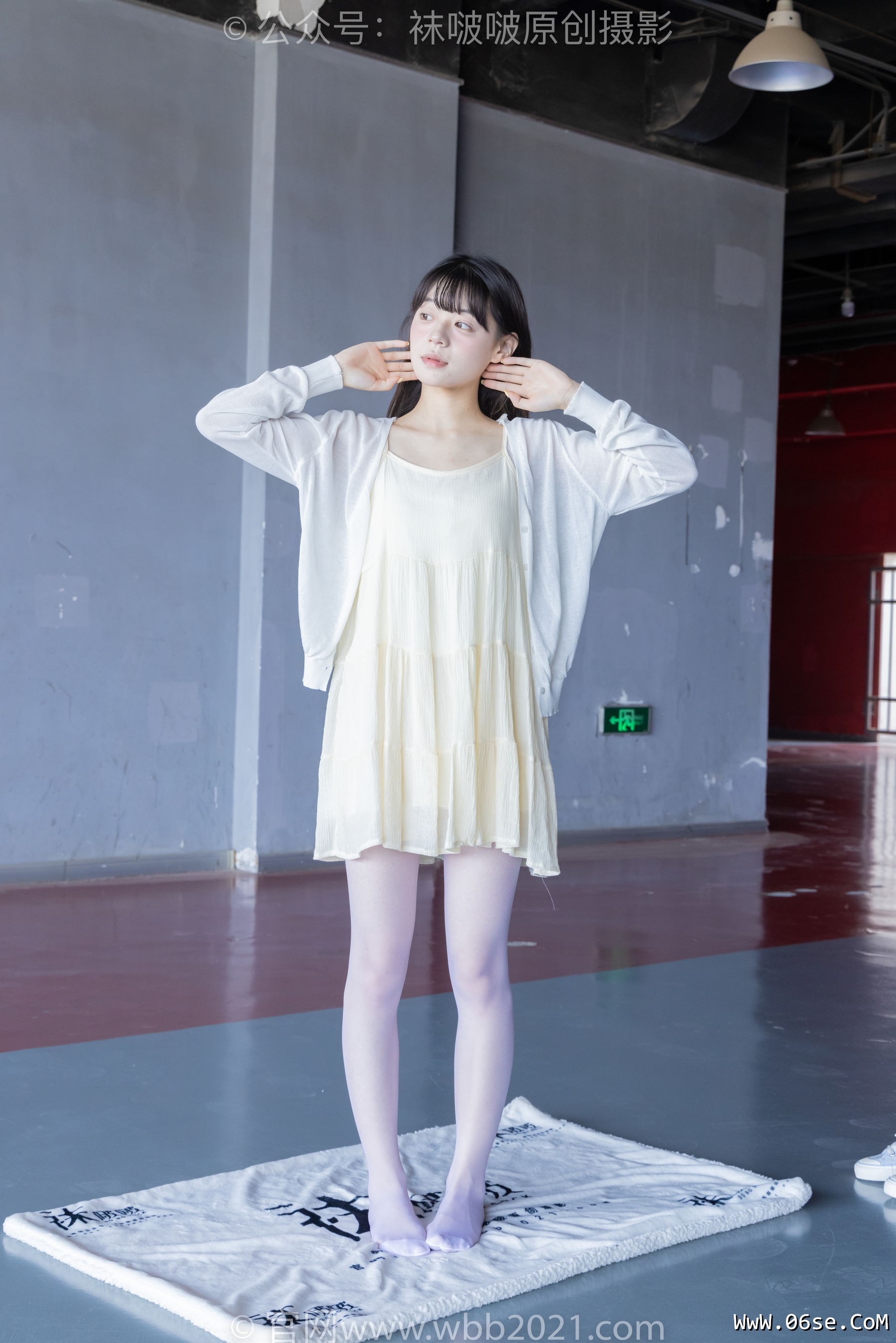 图片[112]-BoBoSocks袜啵啵 No.395 糯米 -板鞋、白丝[145P]-六色网