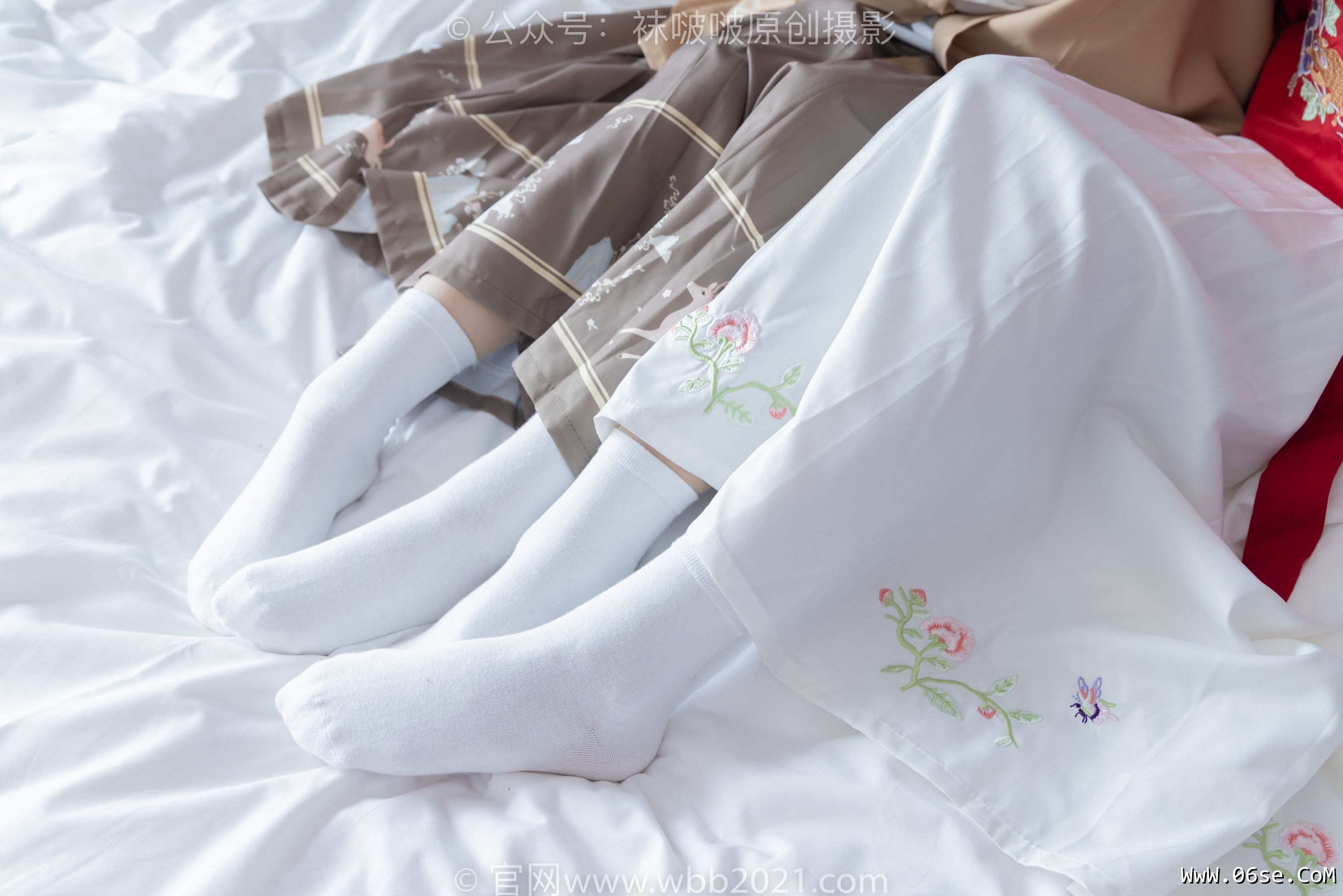 图片[118]-BoBoSocks袜啵啵 No.400 奶油&甜甜圈 -两双高跟鞋、白棉袜、肉丝[158P]-六色网