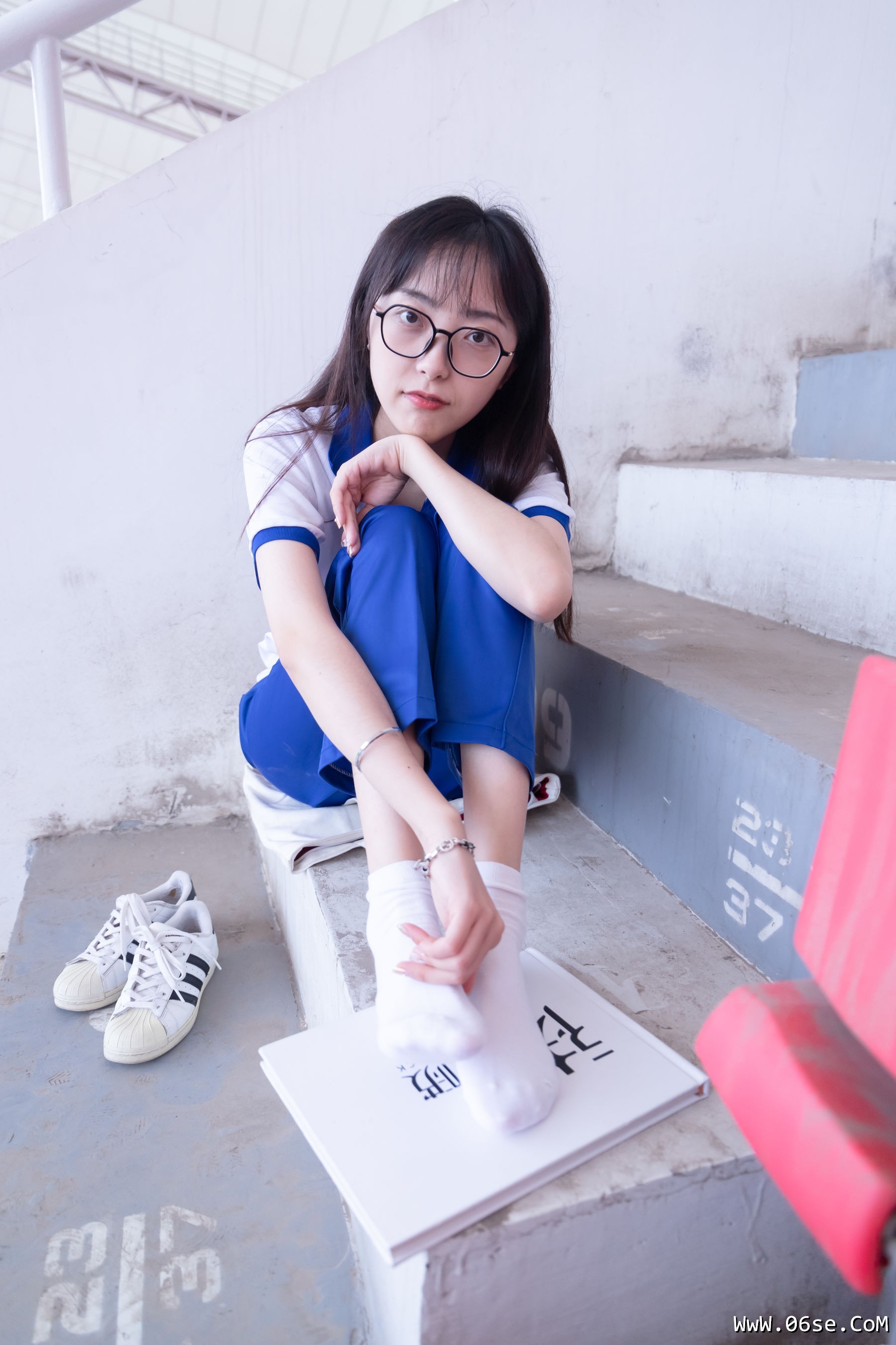 图片[66]-BoBoSocks袜啵啵 No.002 稚予-校服、贝壳头、白棉袜、裸足[139P]-六色网