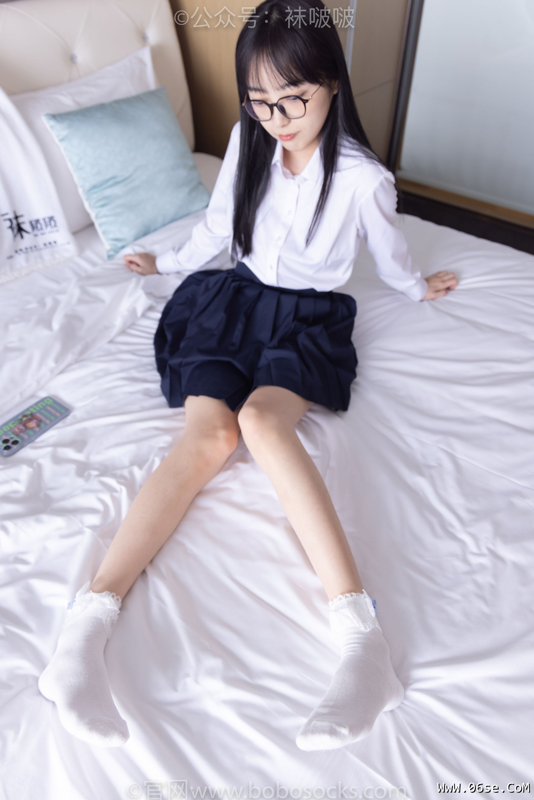 图片[67]-BoBoSocks袜啵啵 No.070 稚予-皮鞋、拖鞋、过膝袜、白棉袜[148P]-六色网