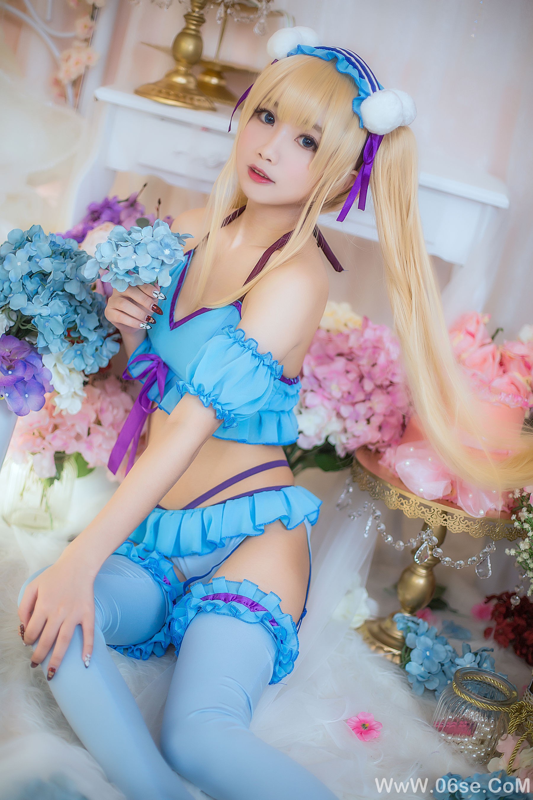 图片[11]-白嫩美少女 鬼畜瑶 – 睡衣[14P]-六色网
