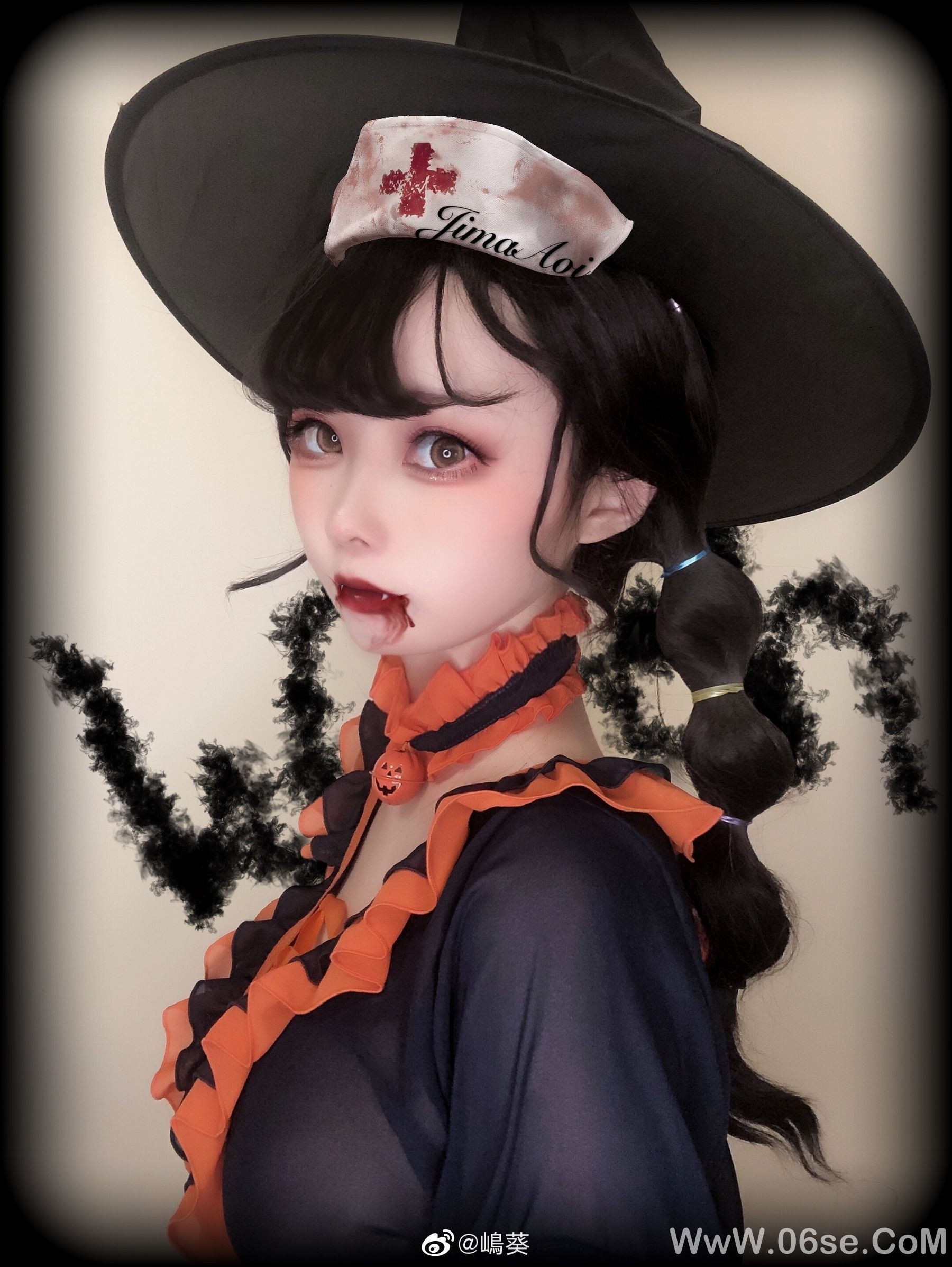 图片[3]-微博美女嶋葵 万圣节小恶魔[15P]-六色网