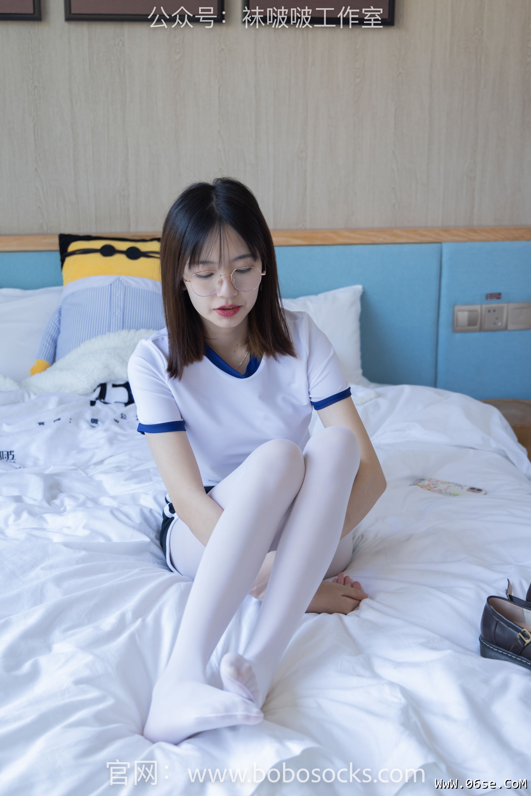 图片[66]-BoBoSocks袜啵啵 No.108 小甜豆-皮鞋、厚白丝、踩奶油蛋糕剧情[137P]-六色网