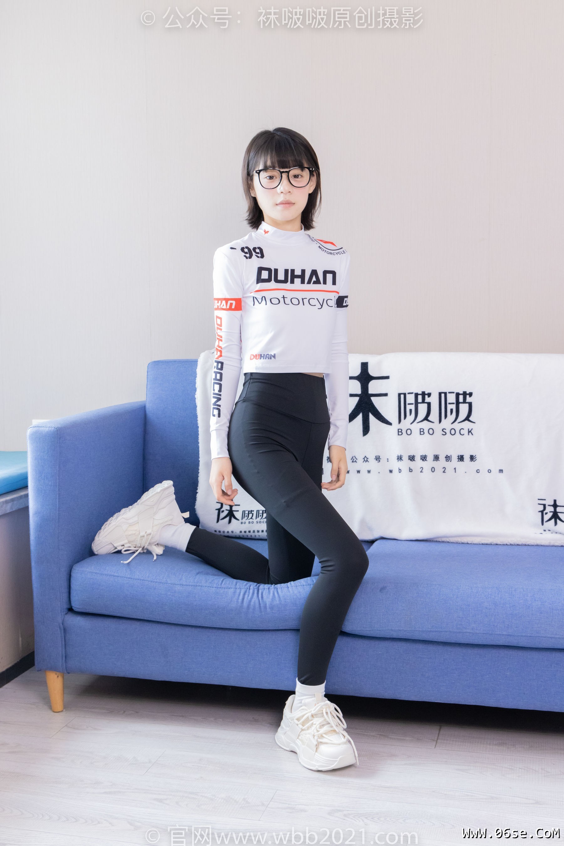 图片[35]-BoBoSocks袜啵啵 No.410 糯米 -运动鞋、白棉袜、肉丝、瑜伽裤裤里丝[145P]-六色网