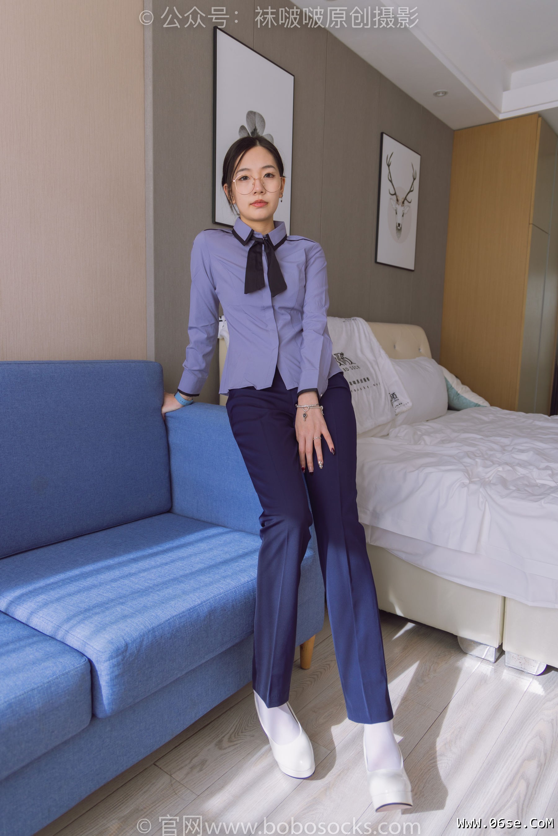 图片[59]-BoBoSocks袜啵啵 No.178 小甜豆-高跟鞋、厚白丝、ol风裤里丝[140P]-六色网