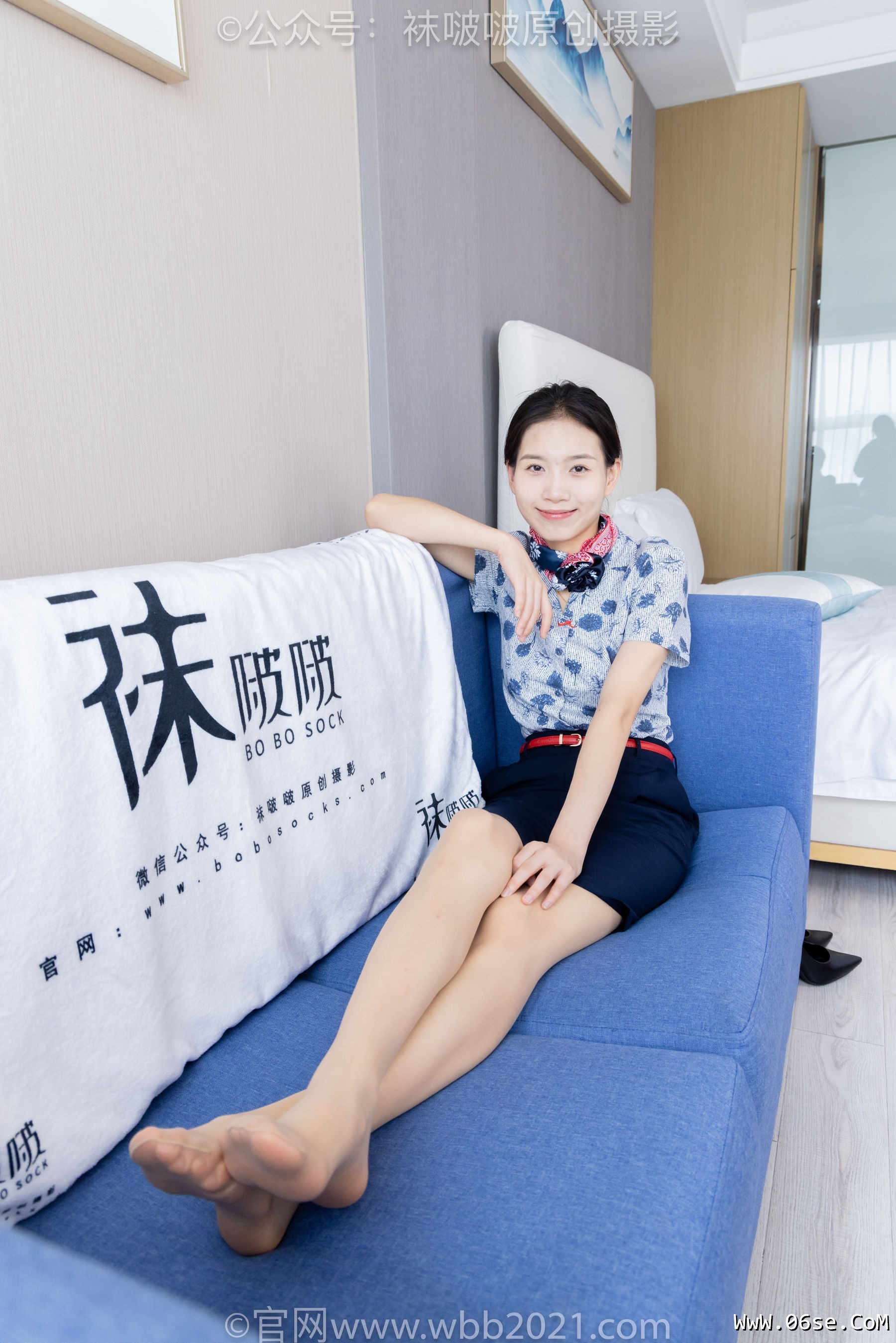 图片[100]-BoBoSocks袜啵啵 No.334 芝士 -东航制服、两双高跟鞋、薄肉丝、薄灰丝[141P]-六色网