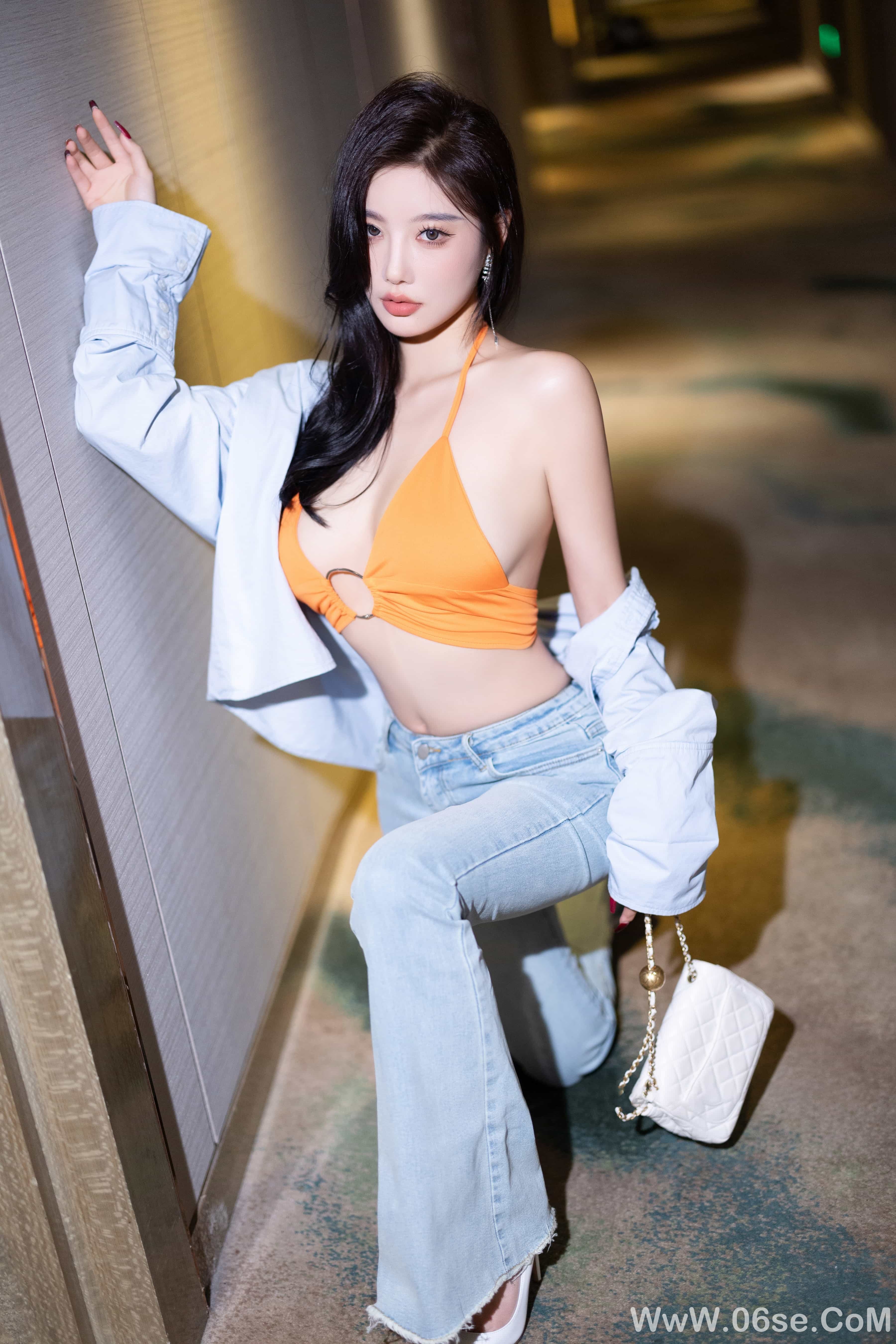 图片[79]-杨晨晨Yome – 蓝色牛仔裤[101P]-六色网