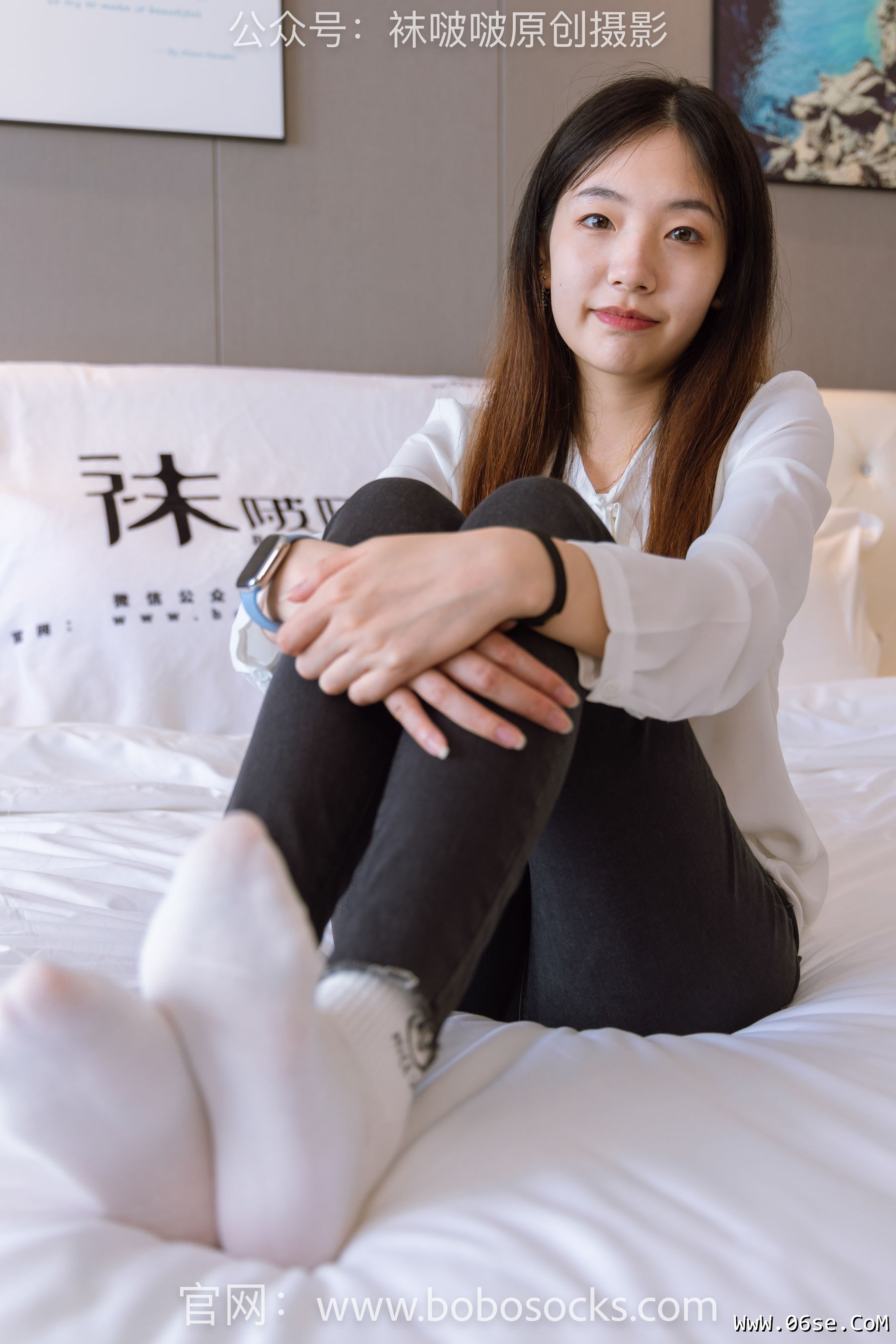 图片[116]-BoBoSocks袜啵啵 No.158 小甜豆-高跟长靴、白棉袜、裸足[136P]-六色网
