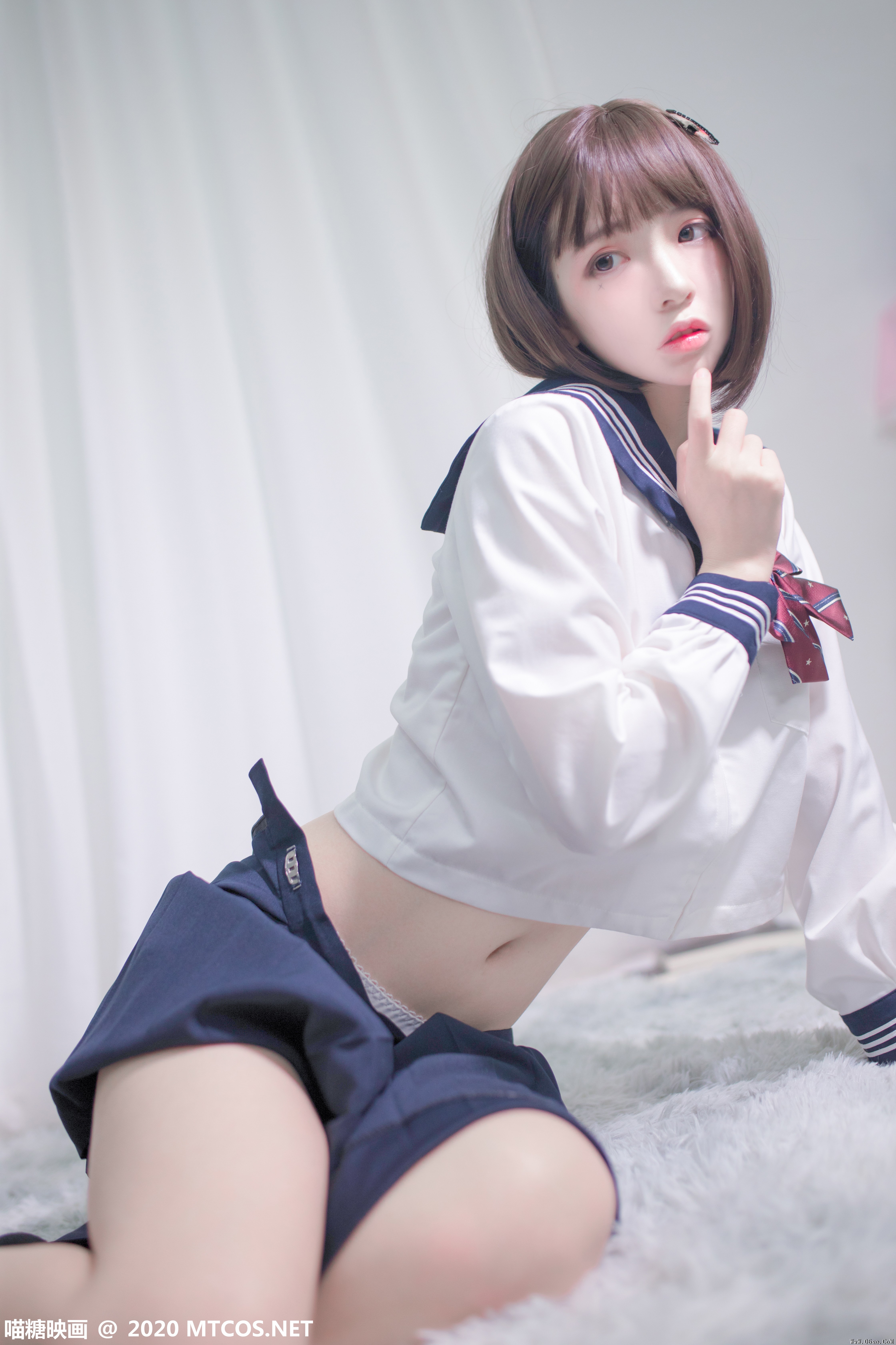 图片[4]-喵糖映画 VOL.349 居家JK制服[20P／385MB]-六色网