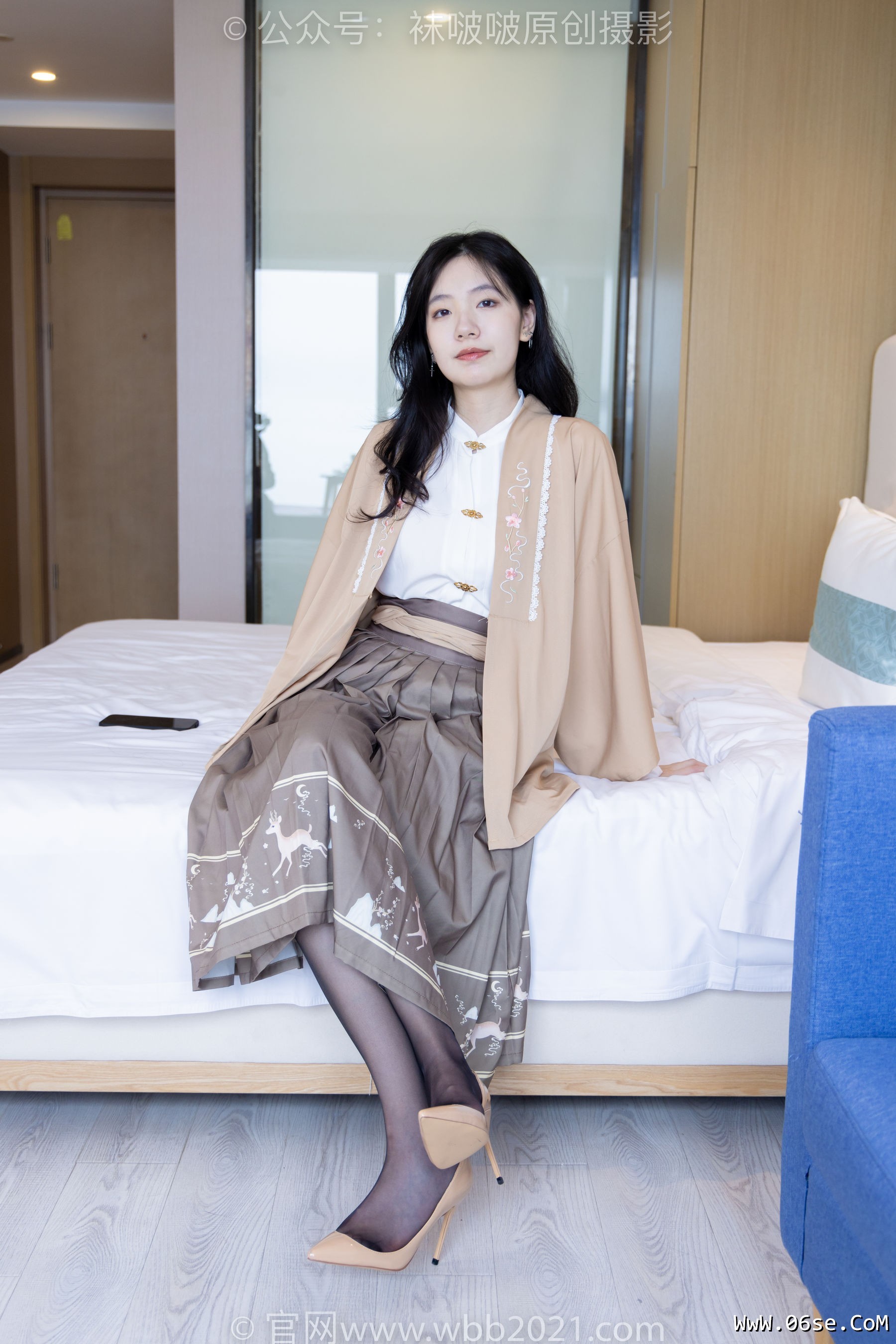 图片[128]-BoBoSocks袜啵啵 No.387 小甜豆 -两双高跟鞋、黑丝、肉丝[145P]-六色网