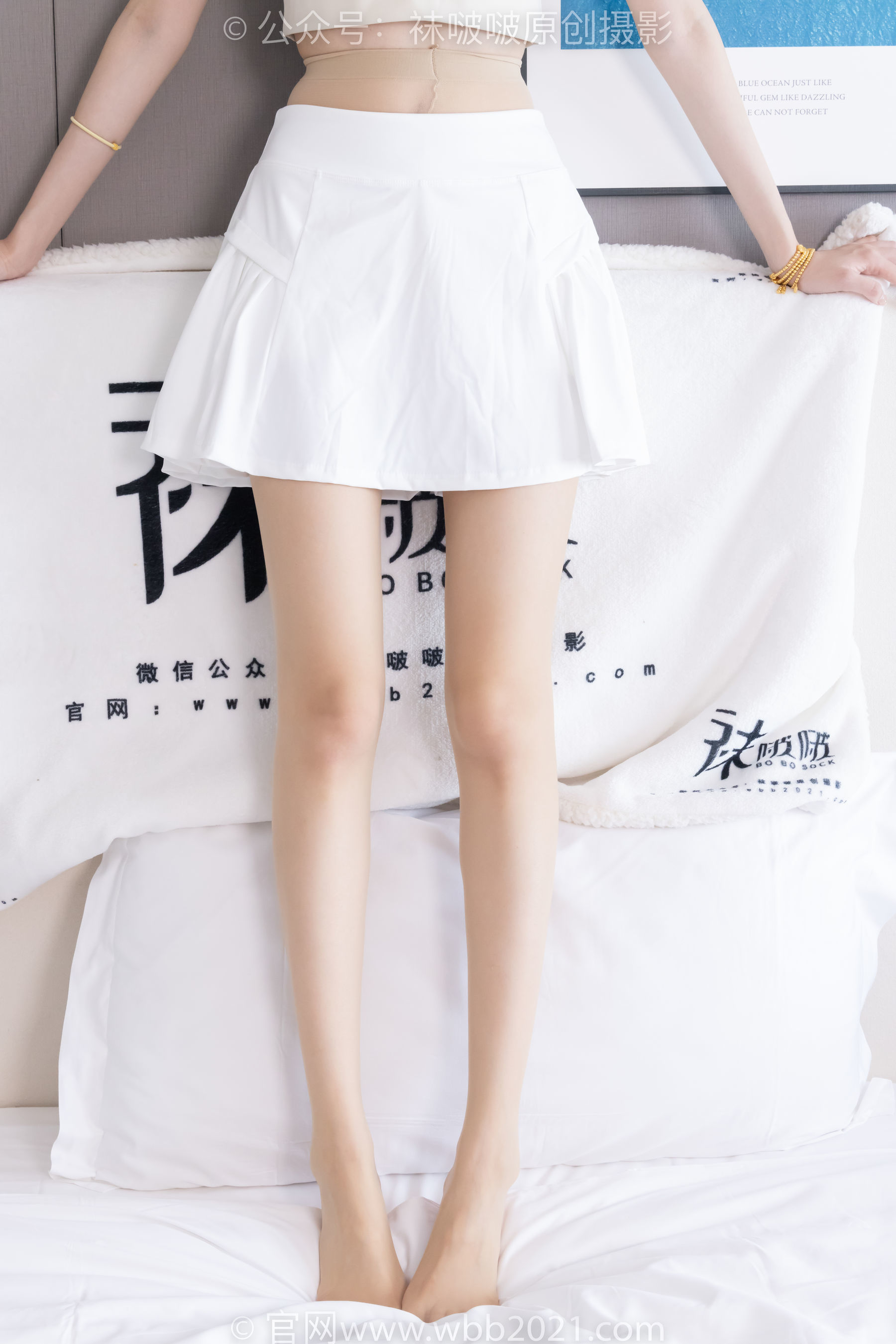 图片[6]-BoBoSocks袜啵啵 No.424 稚予 -运动鞋、白棉袜、肉丝、腰丝[140P]-六色网