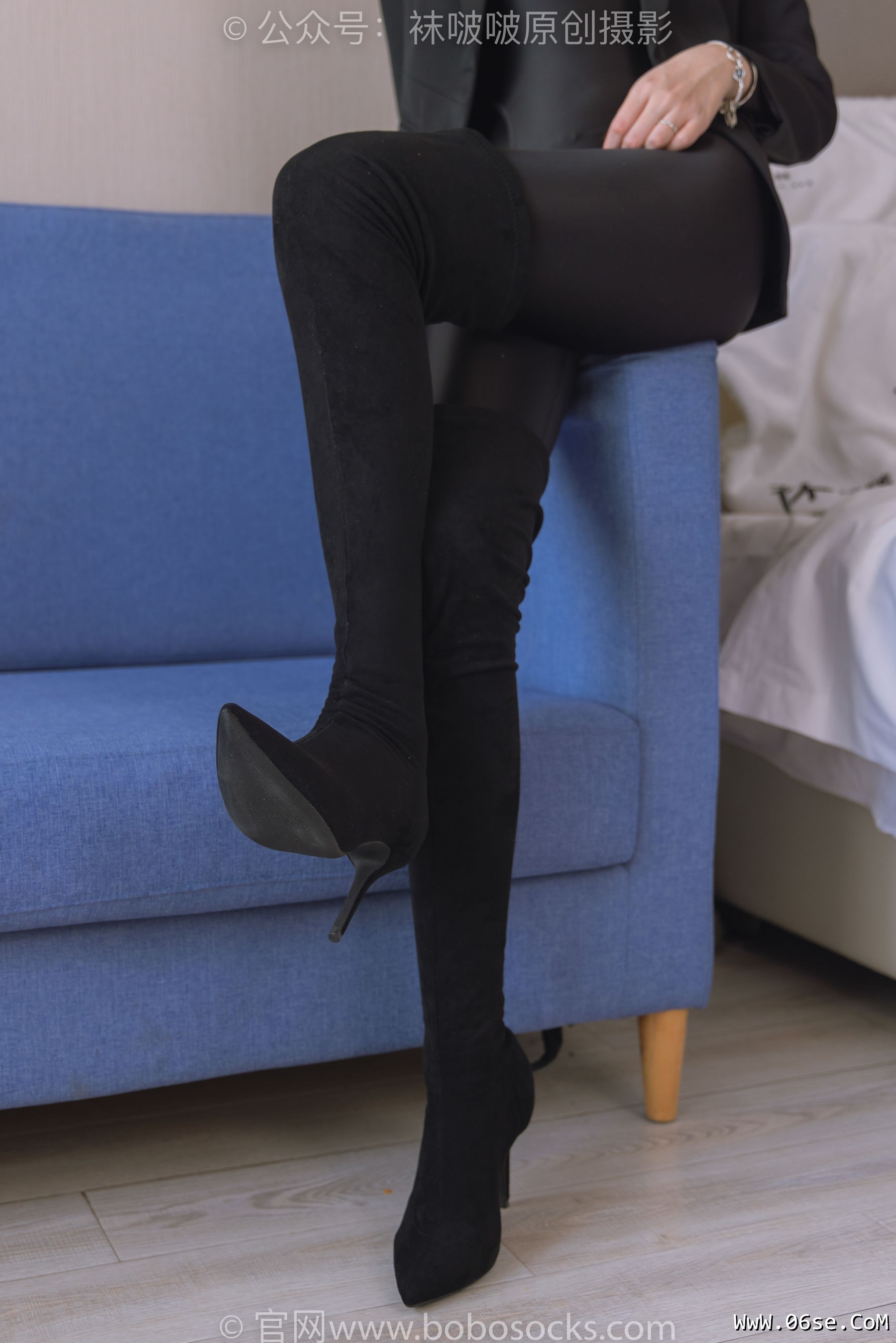 图片[66]-BoBoSocks袜啵啵 No.188 小甜豆-连体泳衣、高跟长靴、短肉丝、裸足[147P]-六色网