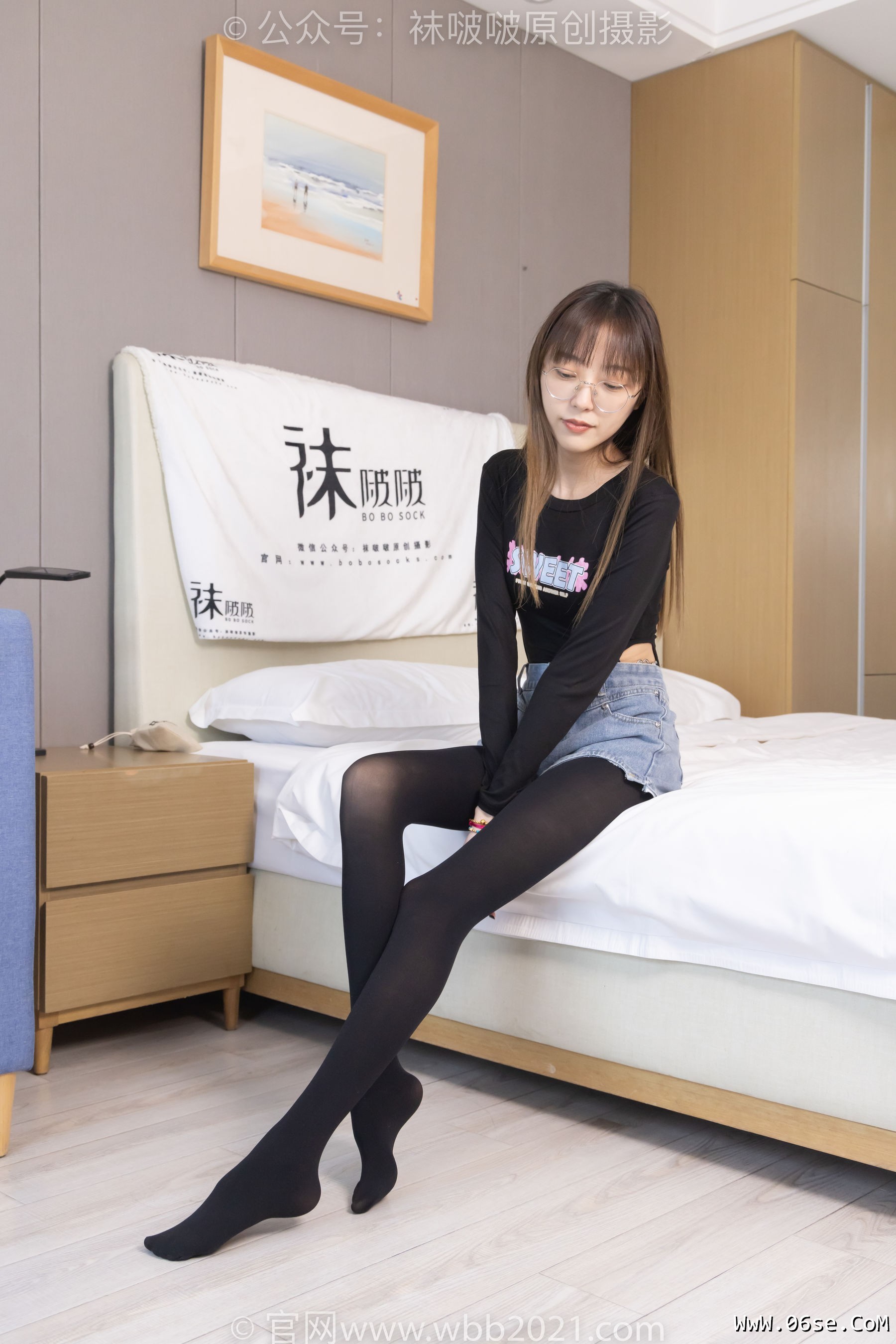 图片[16]-BoBoSocks袜啵啵 No.321 稚予 -高跟鞋、厚黑丝[150P]-六色网