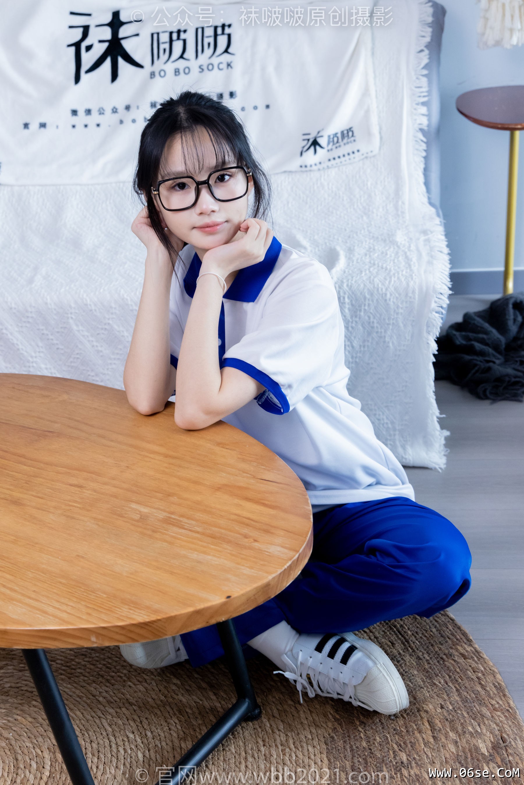 图片[88]-BoBoSocks袜啵啵 No.351 甜甜圈 -板鞋、白棉袜、肉丝、校服裤里丝[150P]-六色网