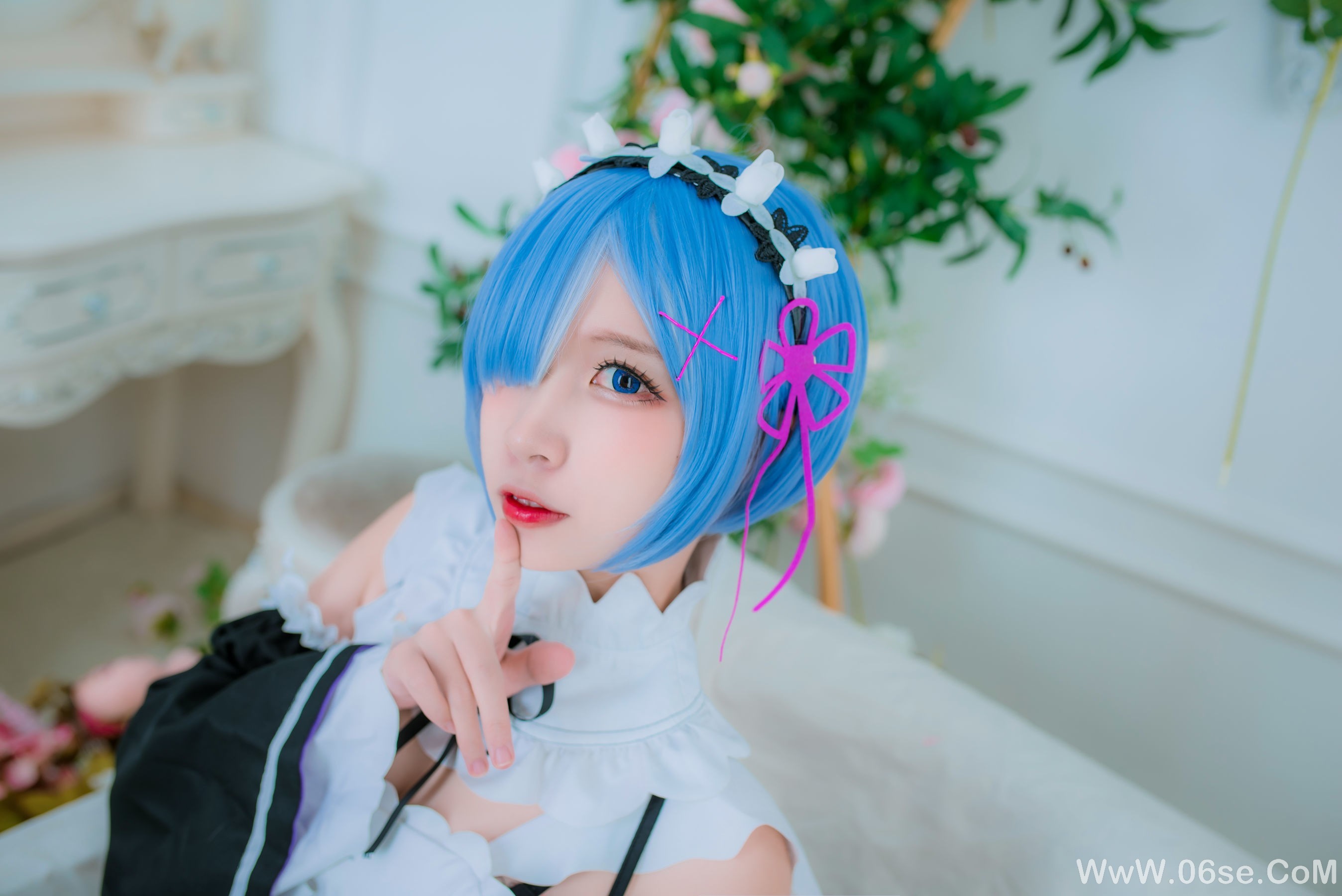 图片[3]-人气Coser二佐Nisa 蕾姆女仆[33P]-六色网