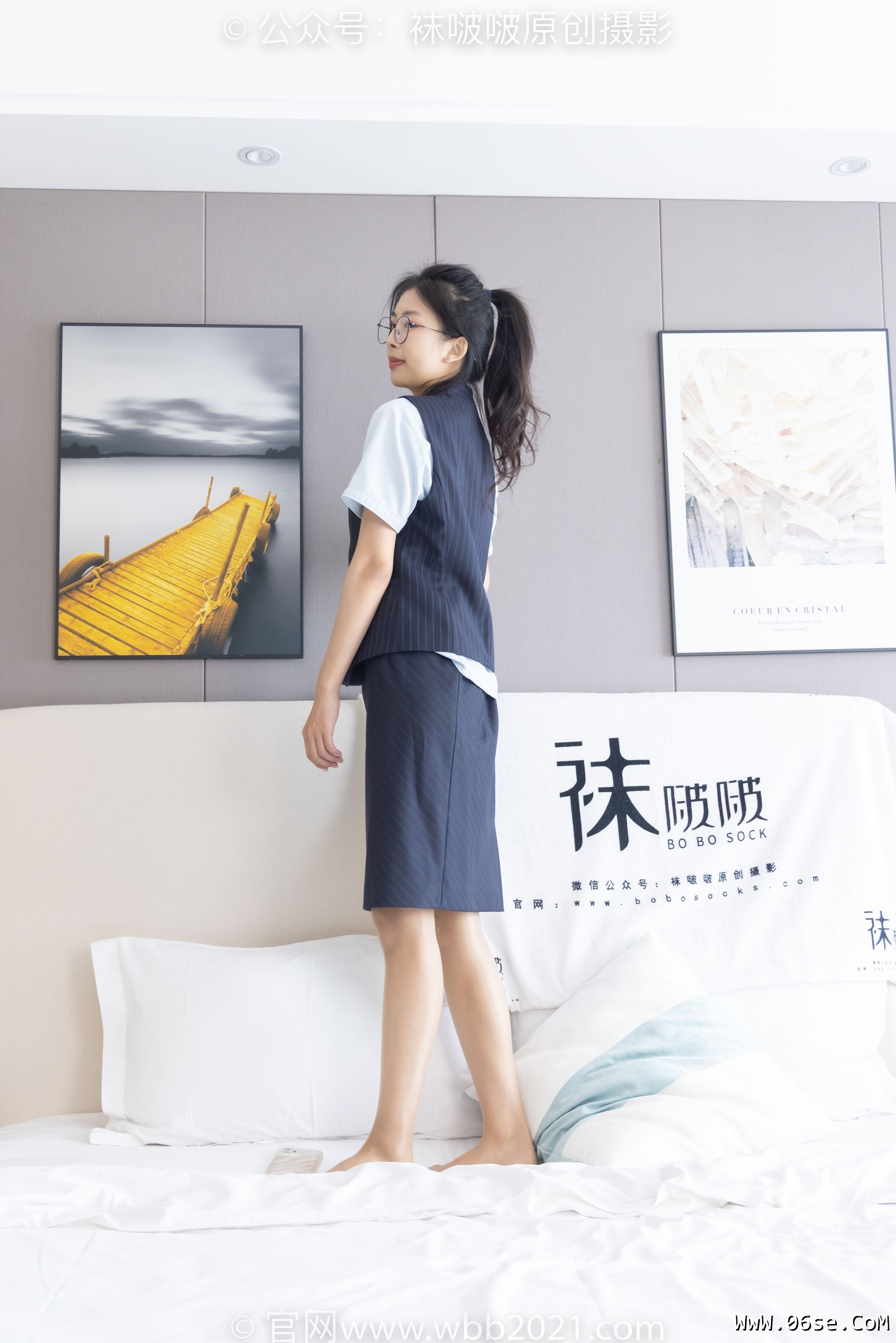 图片[39]-BoBoSocks袜啵啵 No.324 奶油 -高跟鞋、皮鞋、黑棉袜、油亮肉丝[140P]-六色网