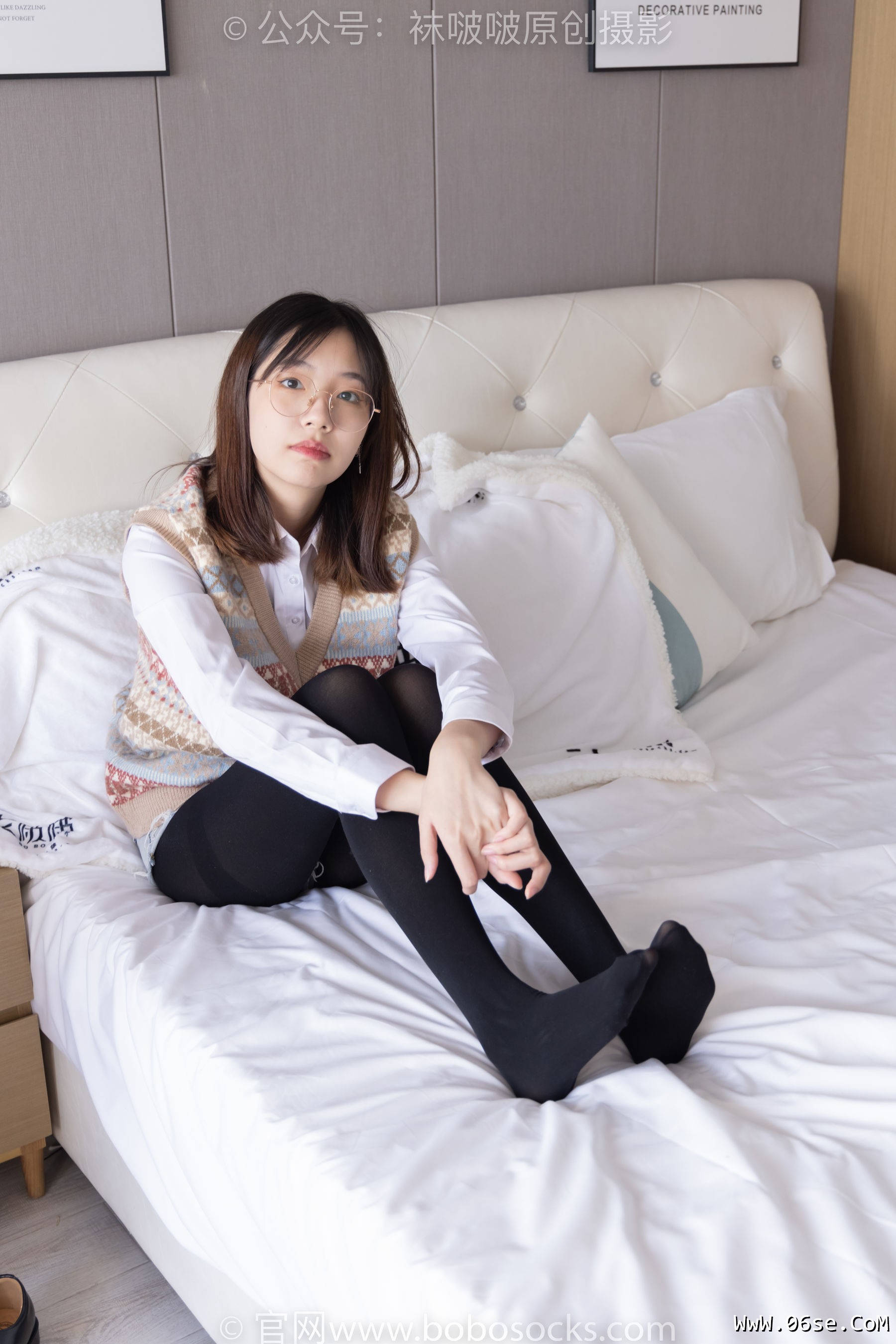 图片[83]-BoBoSocks袜啵啵 No.169 小甜豆-黑皮鞋、厚黑丝、厚肉丝[145P]-六色网