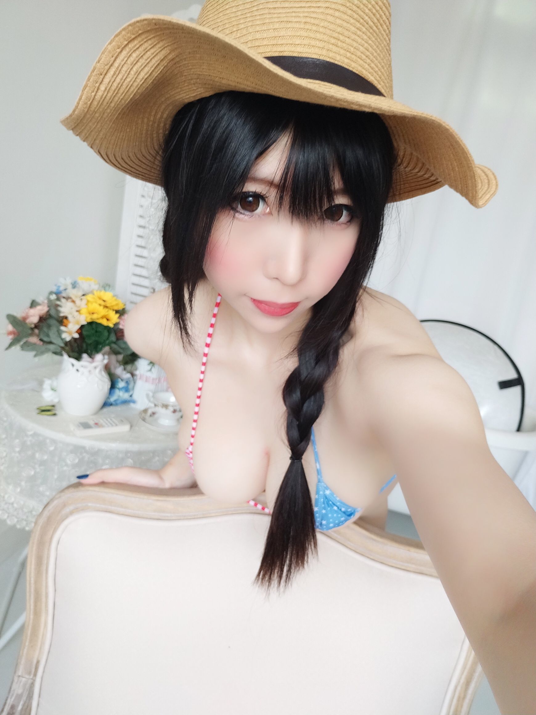 图片[39]-二次元巨乳美女鹿野希 牛仔女郎[84P]-六色网