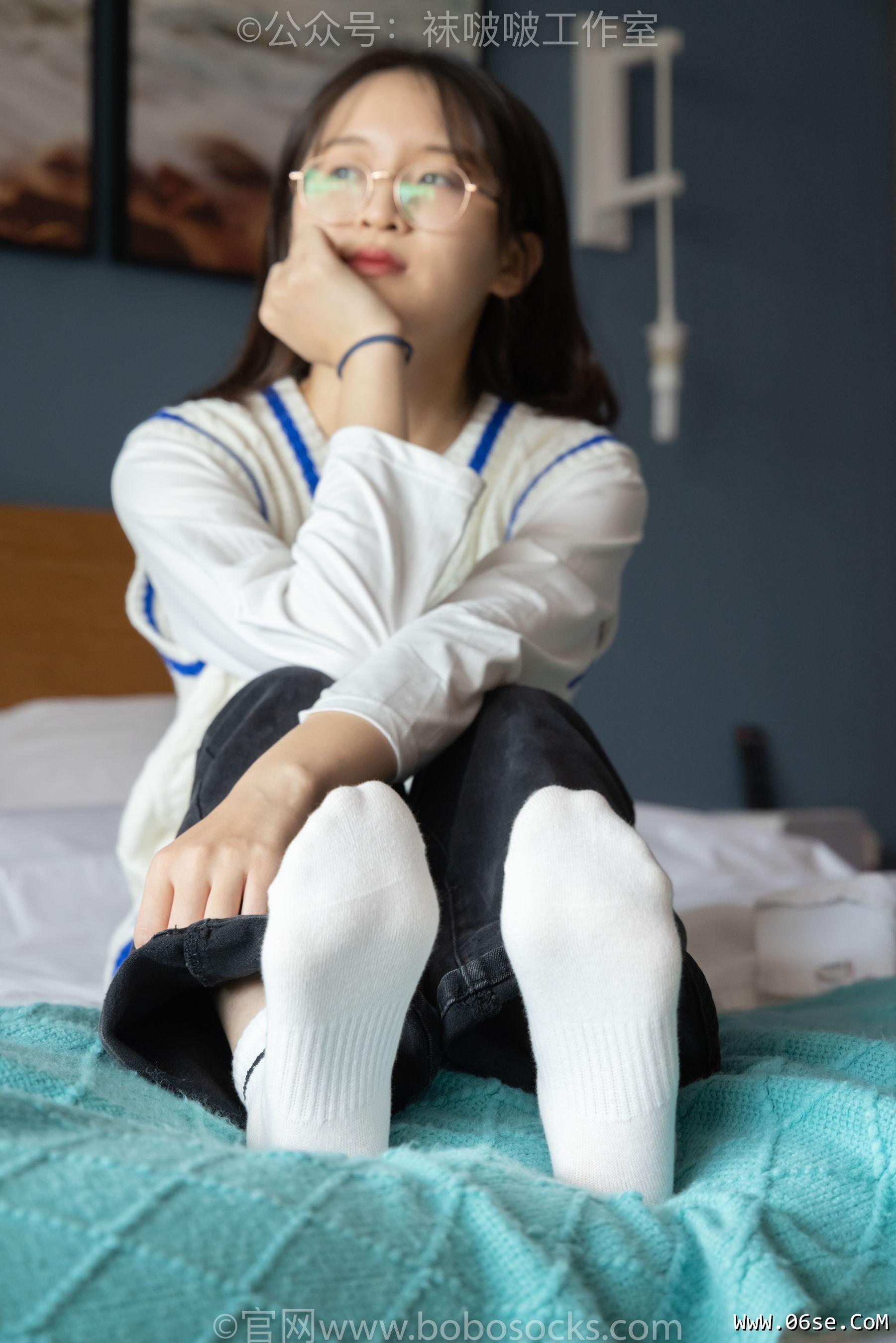 图片[71]-BoBoSocks袜啵啵 积分限定作品007 熊熊-运动鞋、白棉袜、裸足[134P]-六色网