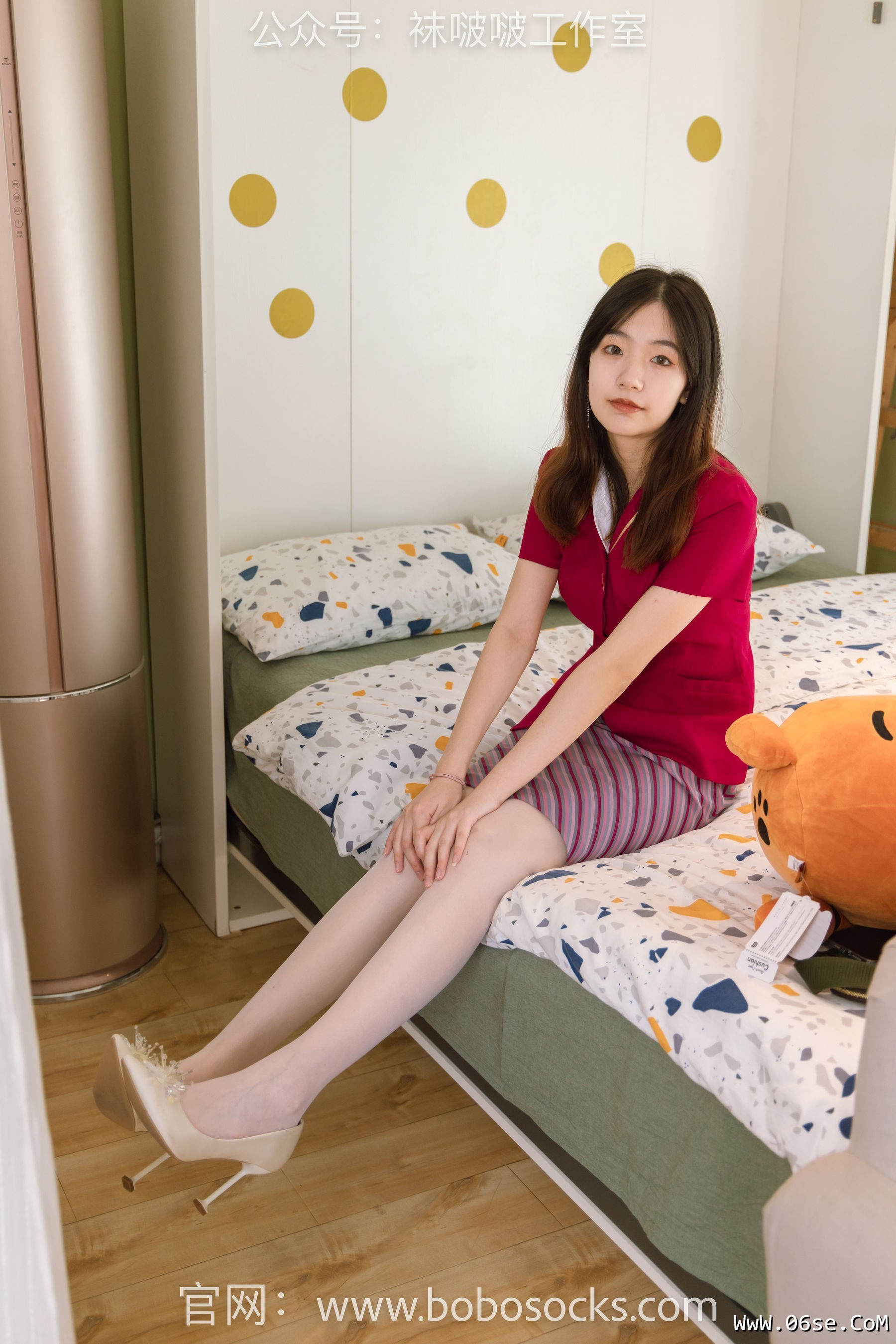 图片[26]-BoBoSocks袜啵啵 No.099 小甜豆-高跟鞋、黑丝、白丝[140P]-六色网