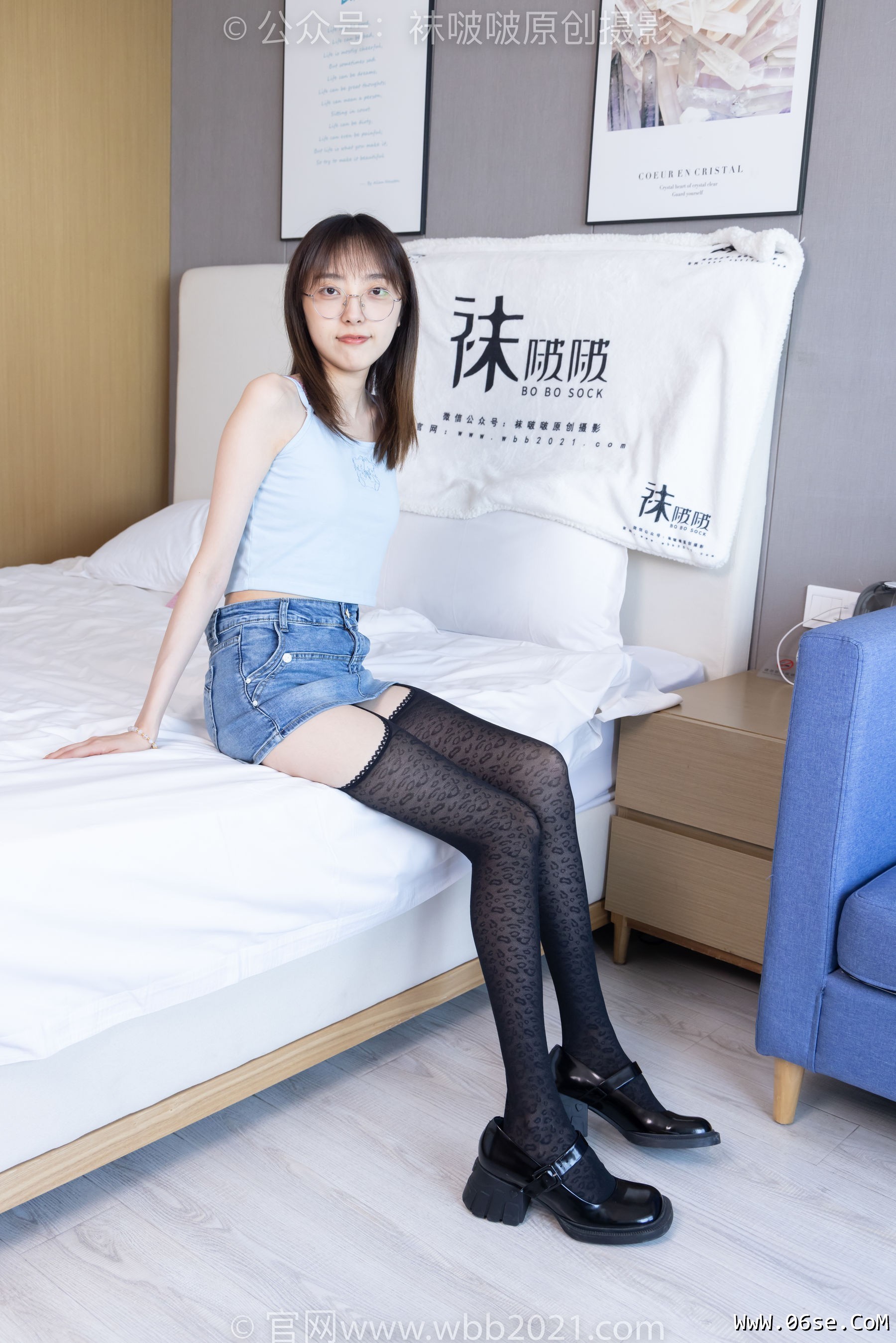 图片[176]-BoBoSocks袜啵啵 No.385 稚予 -高跟鞋、皮鞋、运动鞋、厚黑丝[180P]-六色网