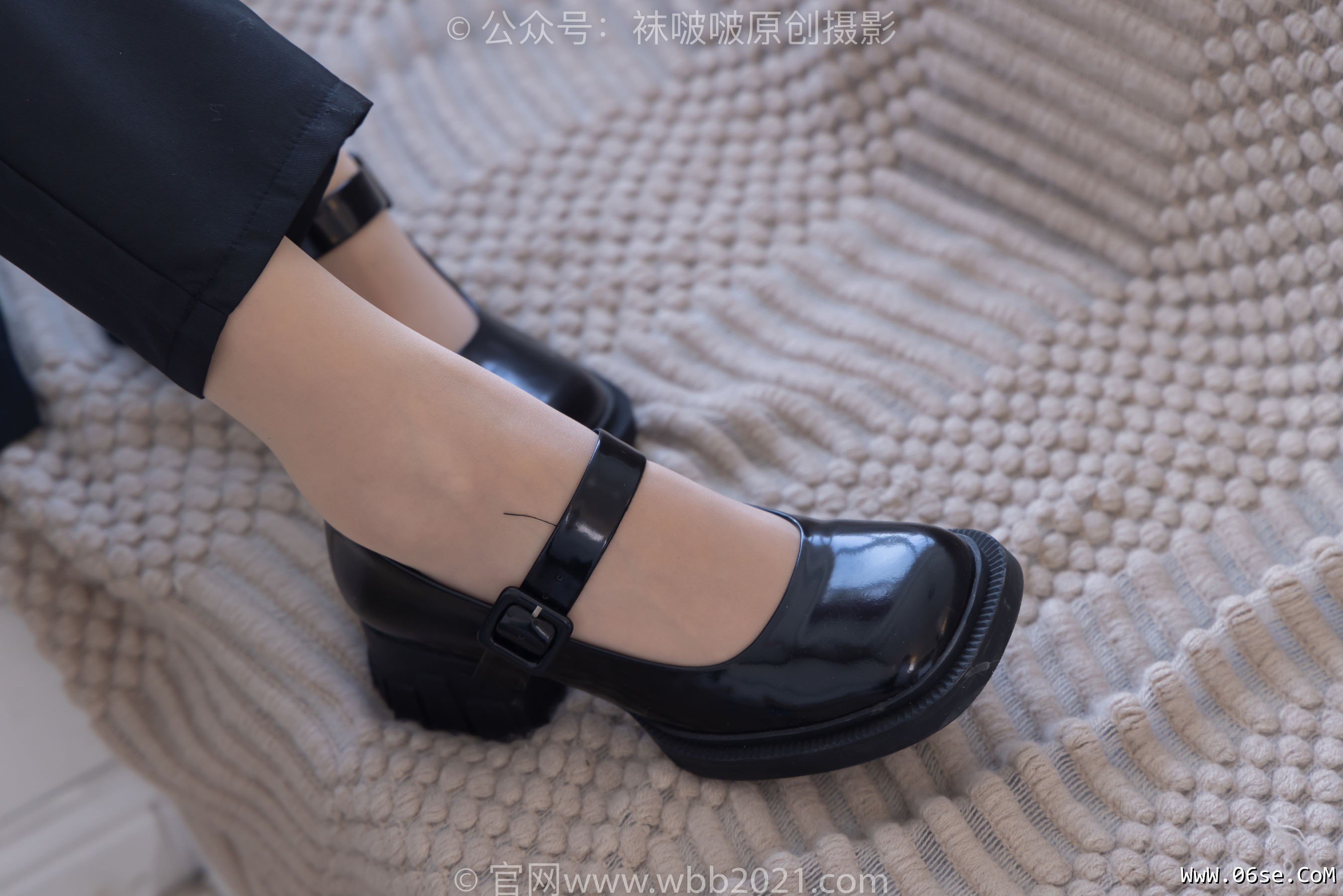 图片[132]-BoBoSocks袜啵啵 No.302 小甜豆&稚予 -三双皮鞋、板鞋、黑丝、两双肉丝、裤里丝[140P]-六色网