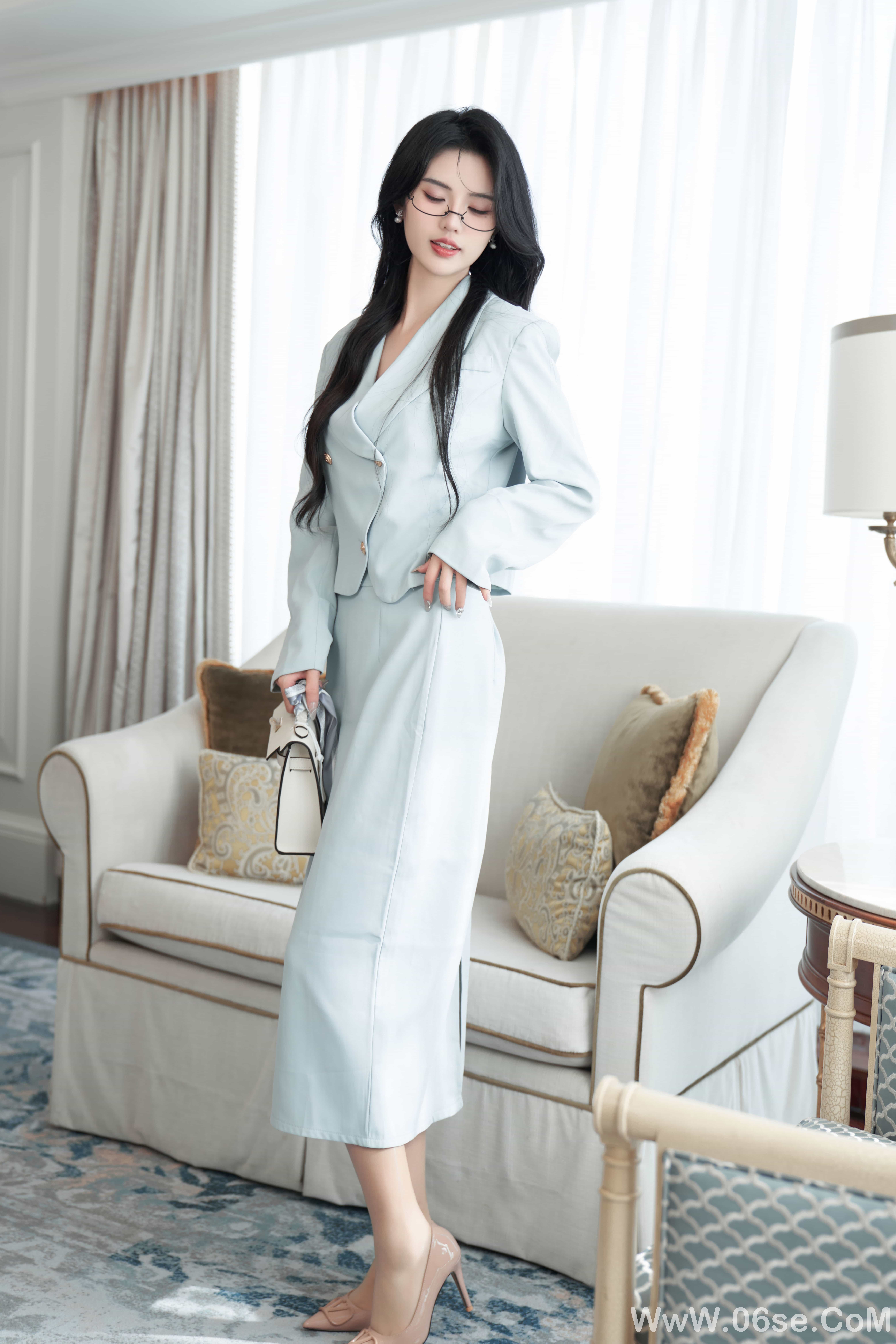 图片[79]-浅浅Danny-内购-紫色蕾丝+浴室[92P]-六色网