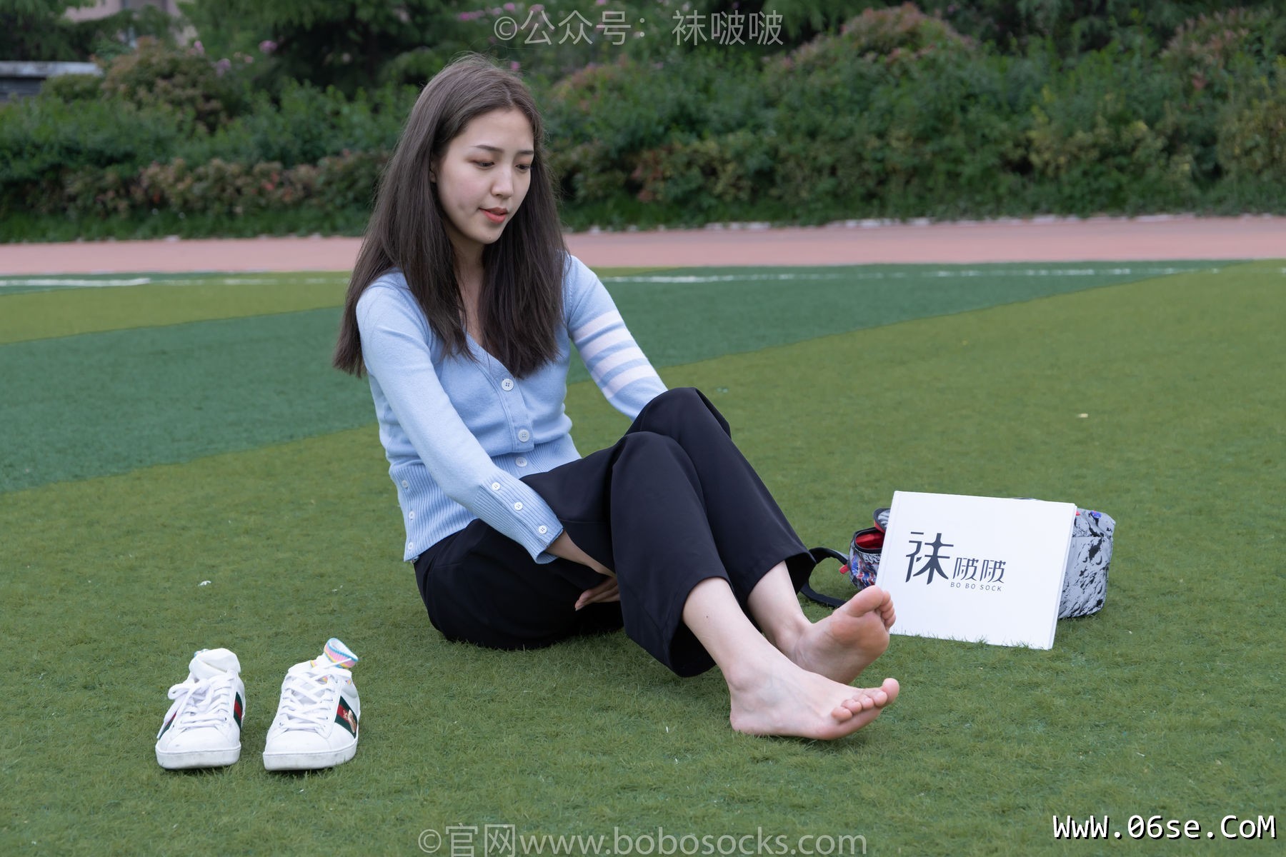 图片[101]-BoBoSocks袜啵啵 No.021 泡芙-板鞋、白棉袜、裸足[131P]-六色网