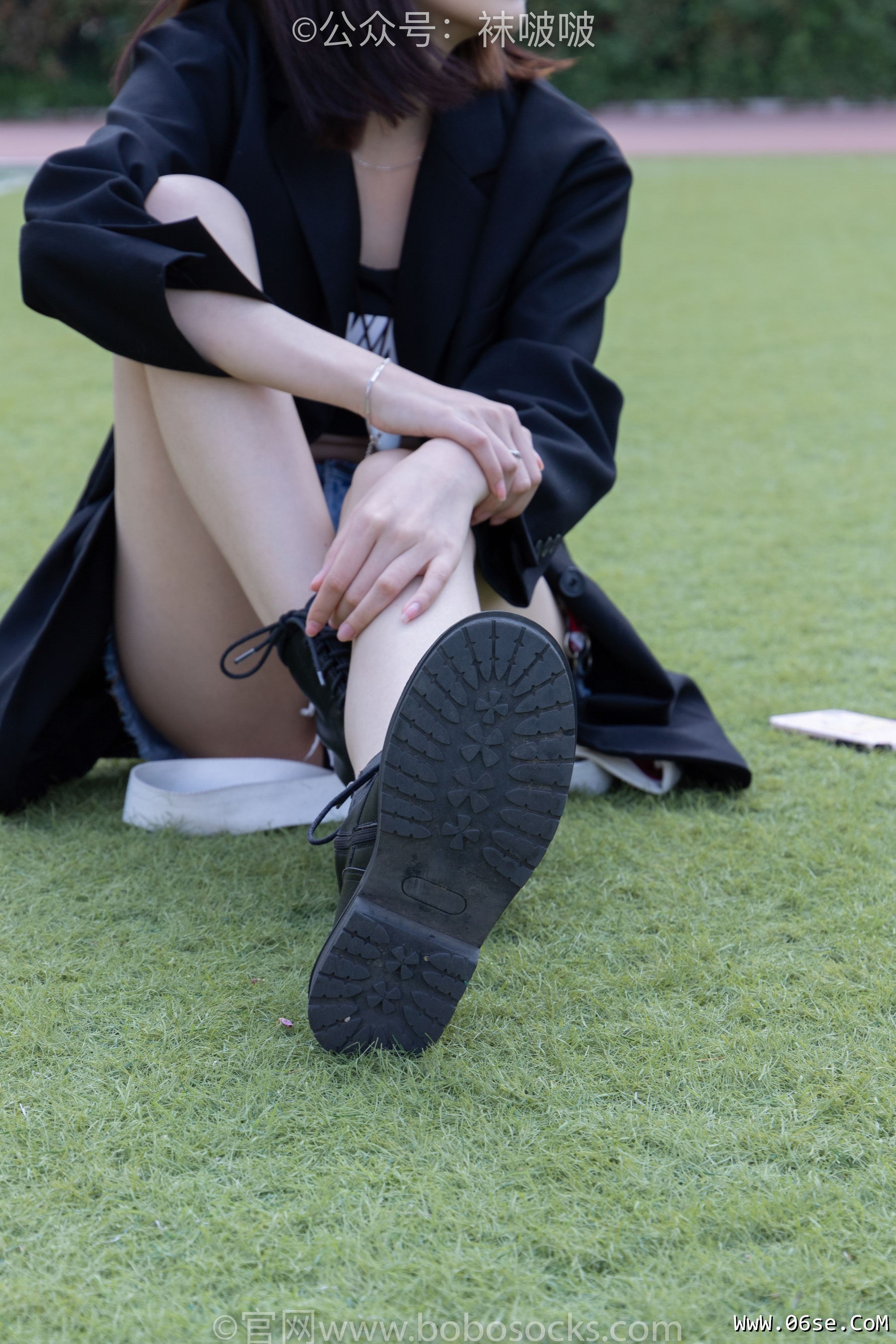 图片[30]-BoBoSocks袜啵啵 No.010 小甜豆-马丁靴、白色短棉袜、裸足[117P]-六色网