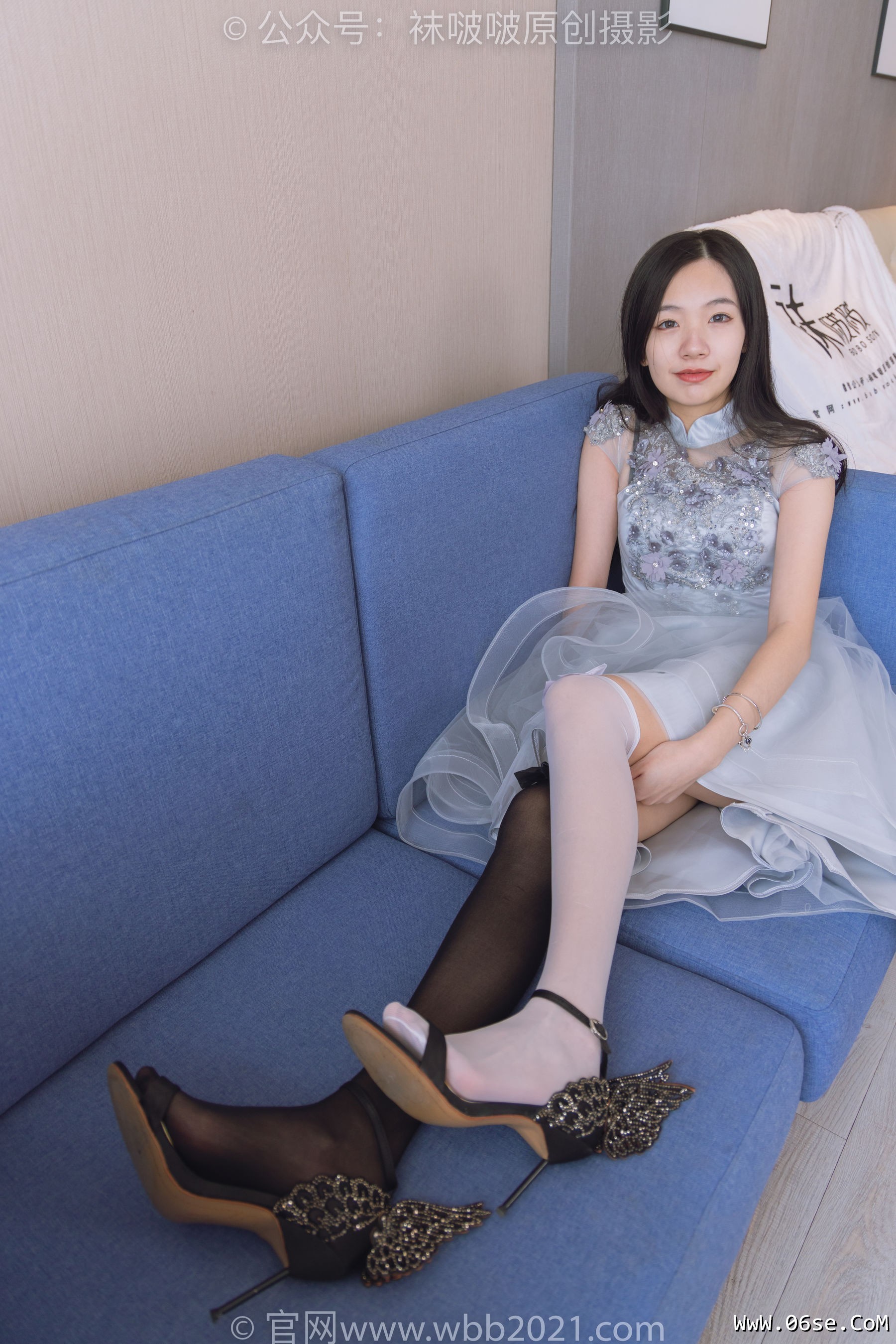 图片[86]-BoBoSocks袜啵啵 No.356 小甜豆 -高跟鞋、黑白丝大腿袜[150P]-六色网